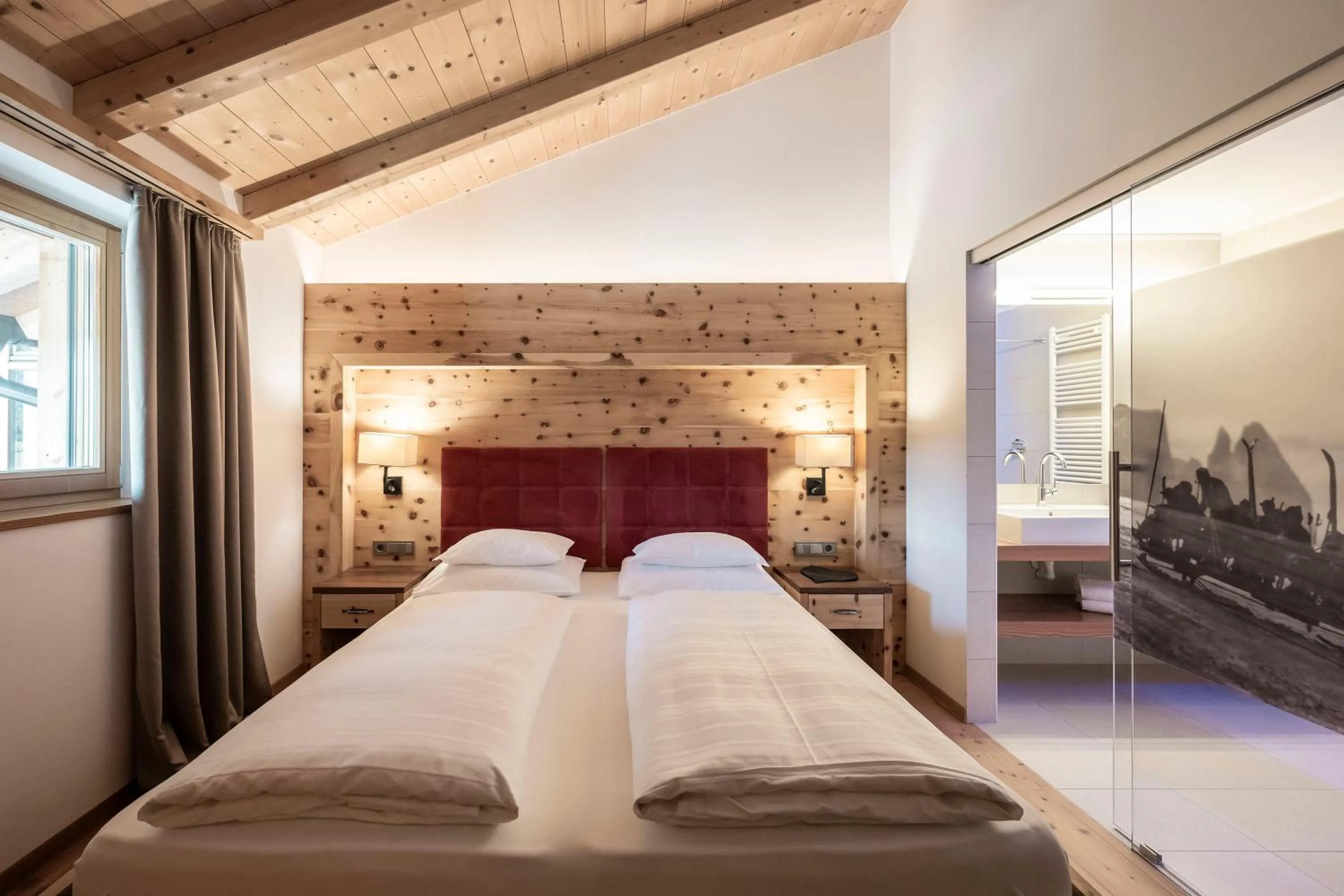 Photo of the whole room, Bed in Dolomites Nature Hotel Vigilerhof
