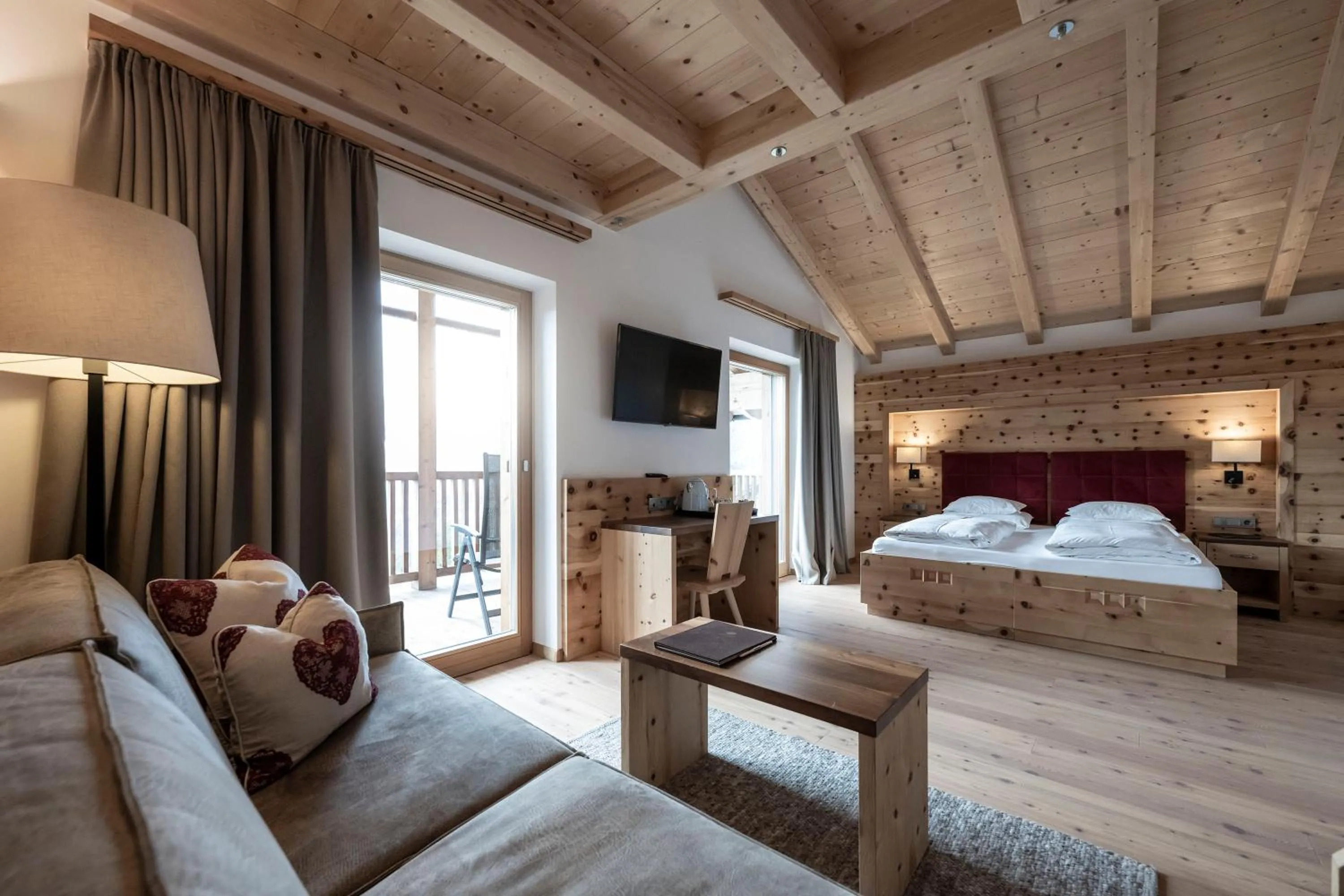Photo of the whole room, Bed in Dolomites Nature Hotel Vigilerhof