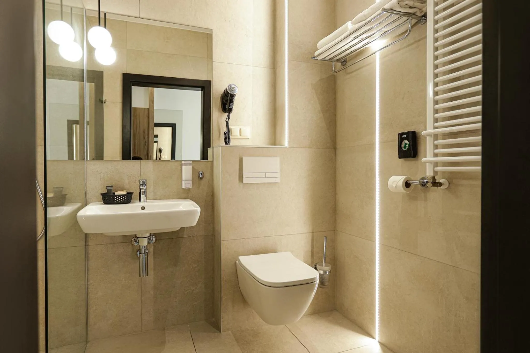 Bathroom in Poznań West Hotel - Airport