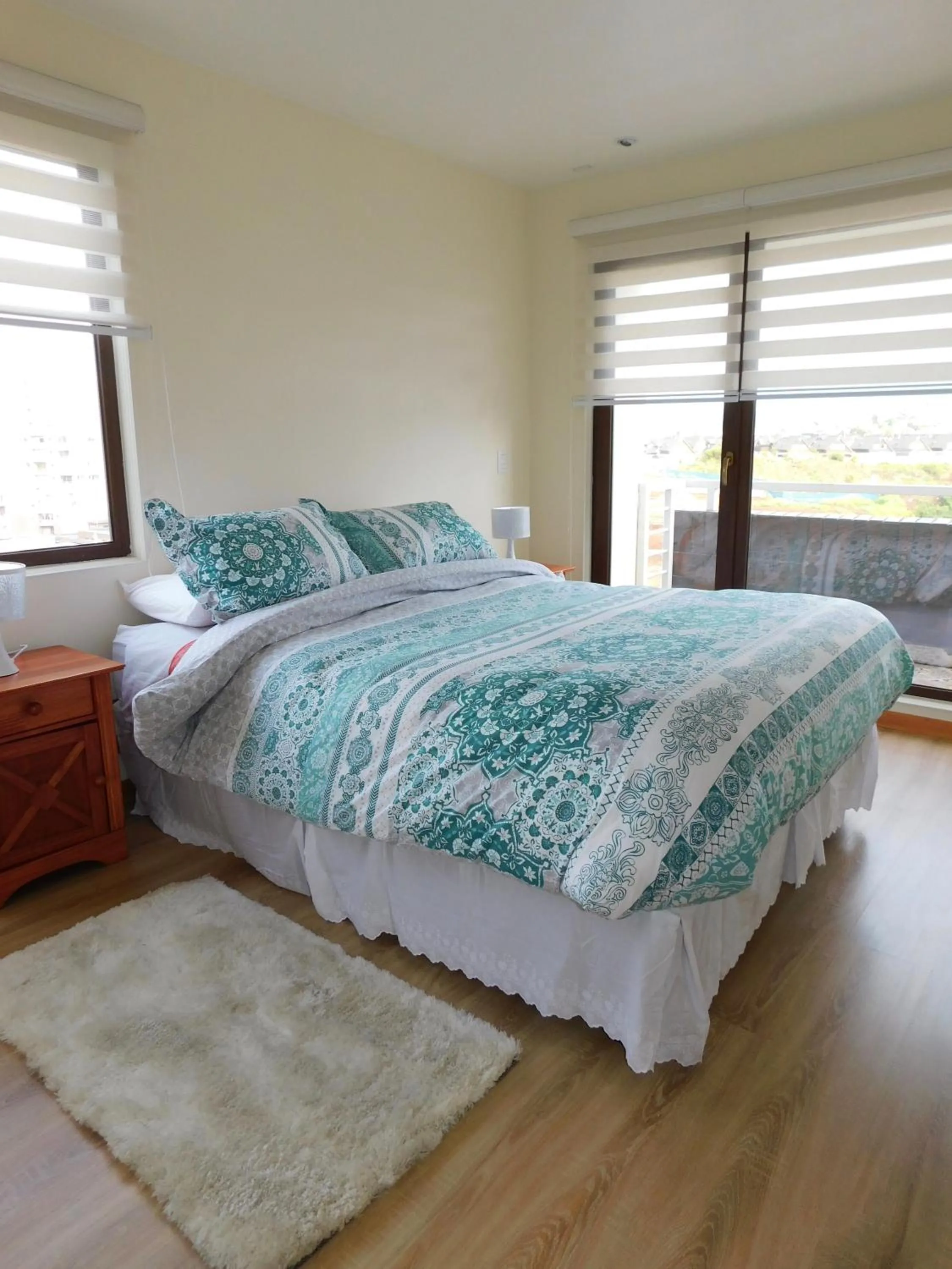 Balcony/Terrace, Bed in Los Magnolios