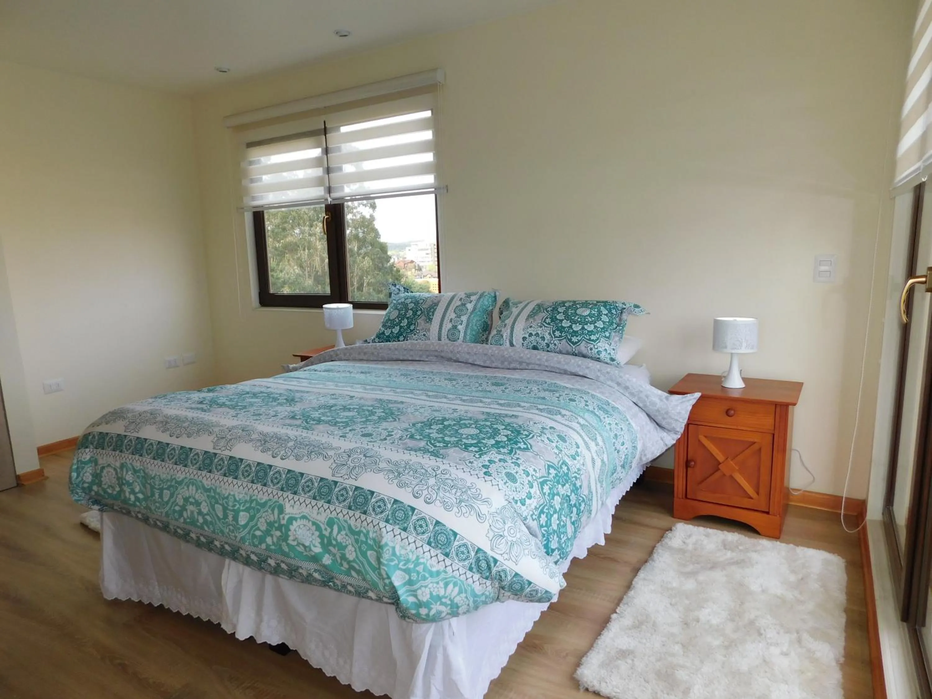 Balcony/Terrace, Bed in Los Magnolios