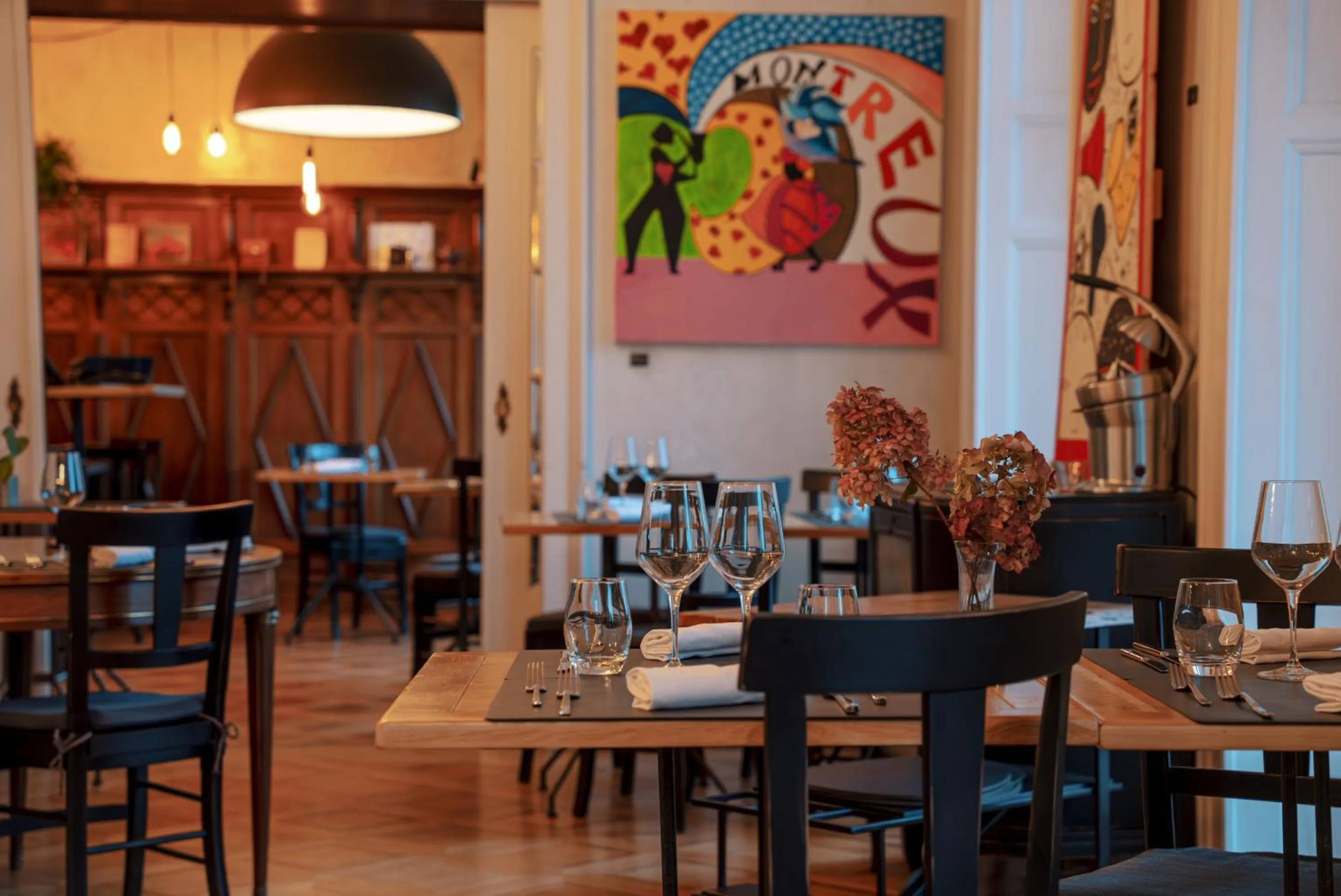 Dining area in La Maison d'Igor