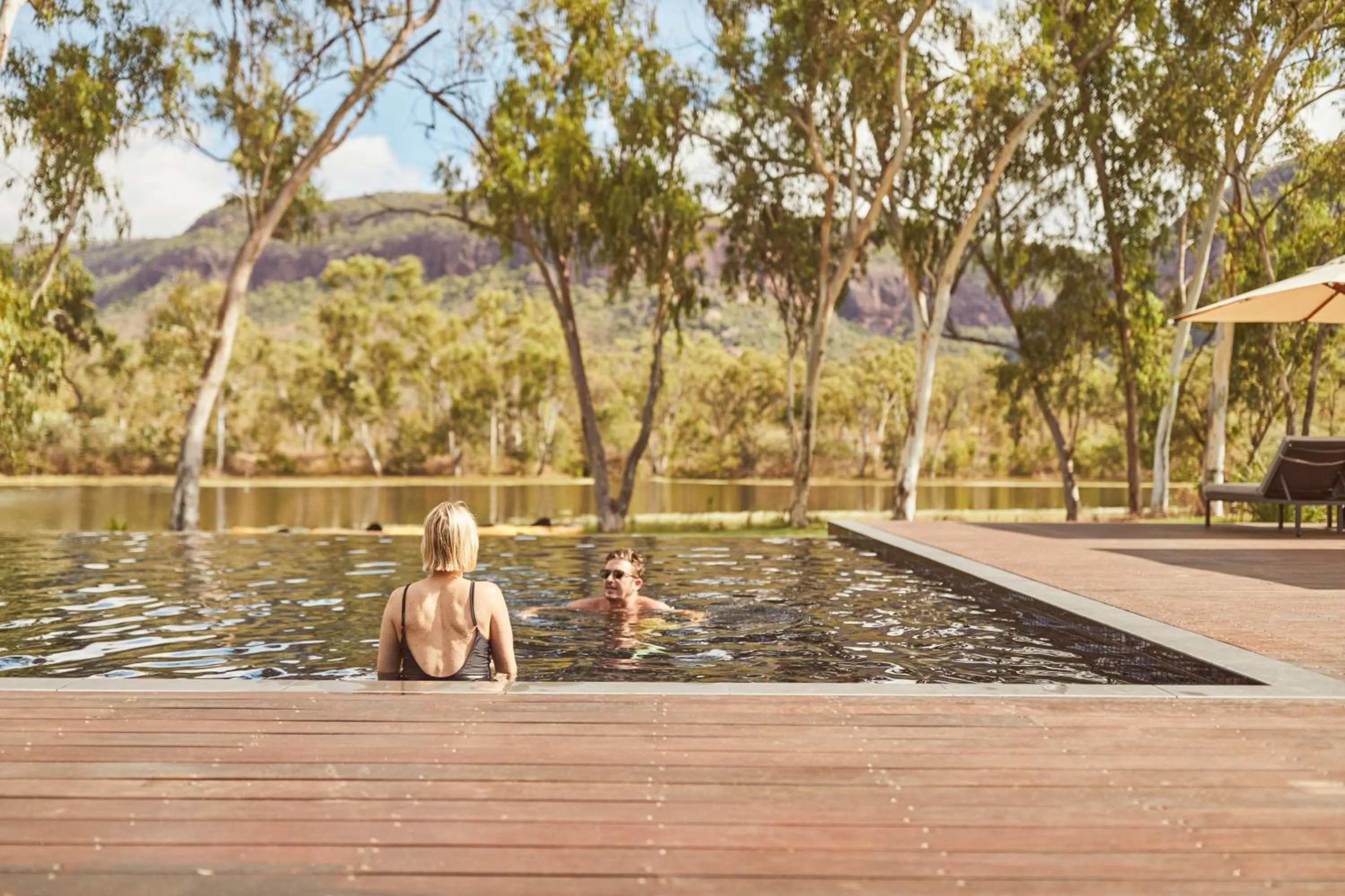 Swimming pool in Mt Mulligan Lodge