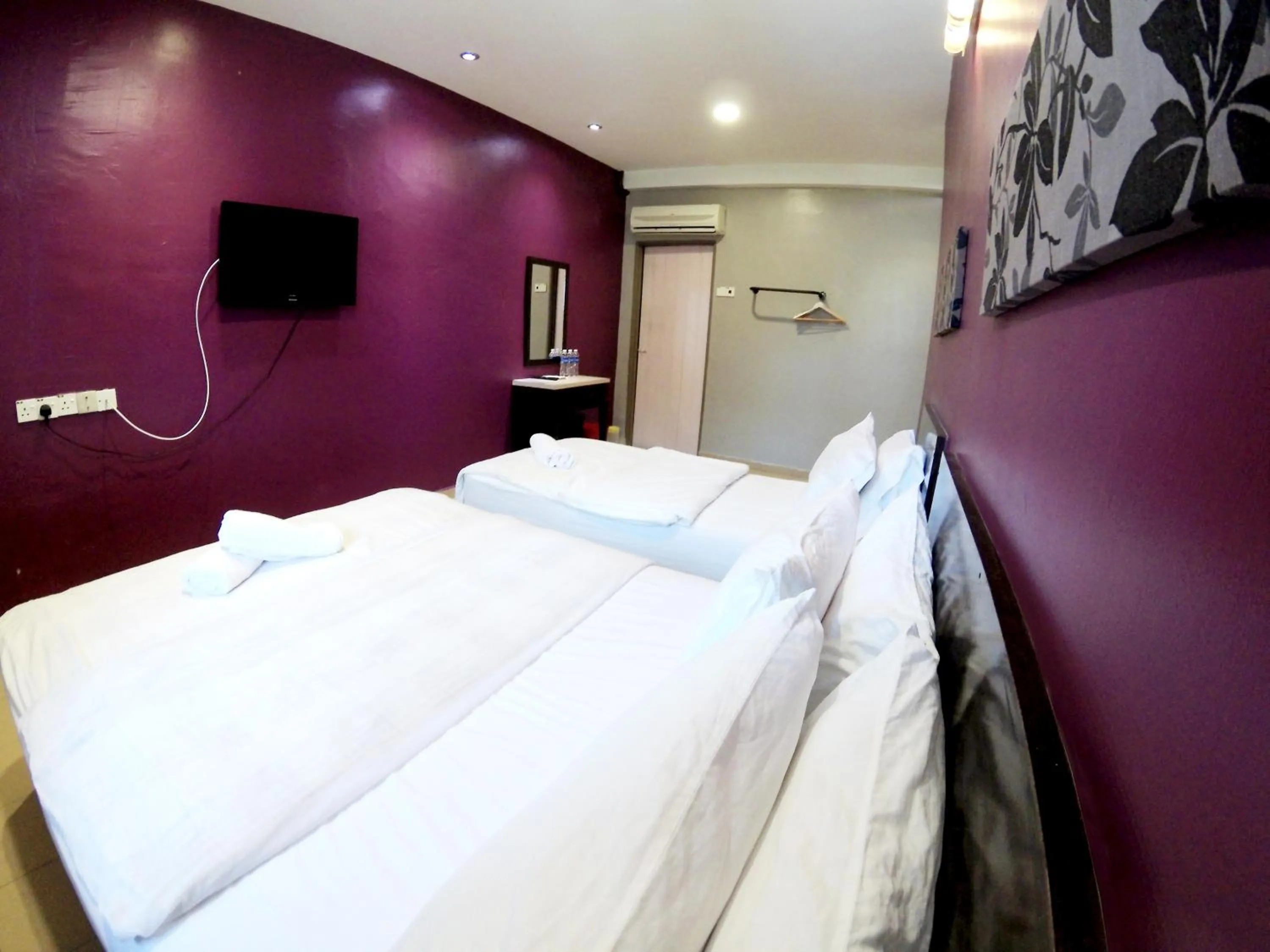 Bedroom, Bed in JV Hotel @ Bandar Tasek Mutiara