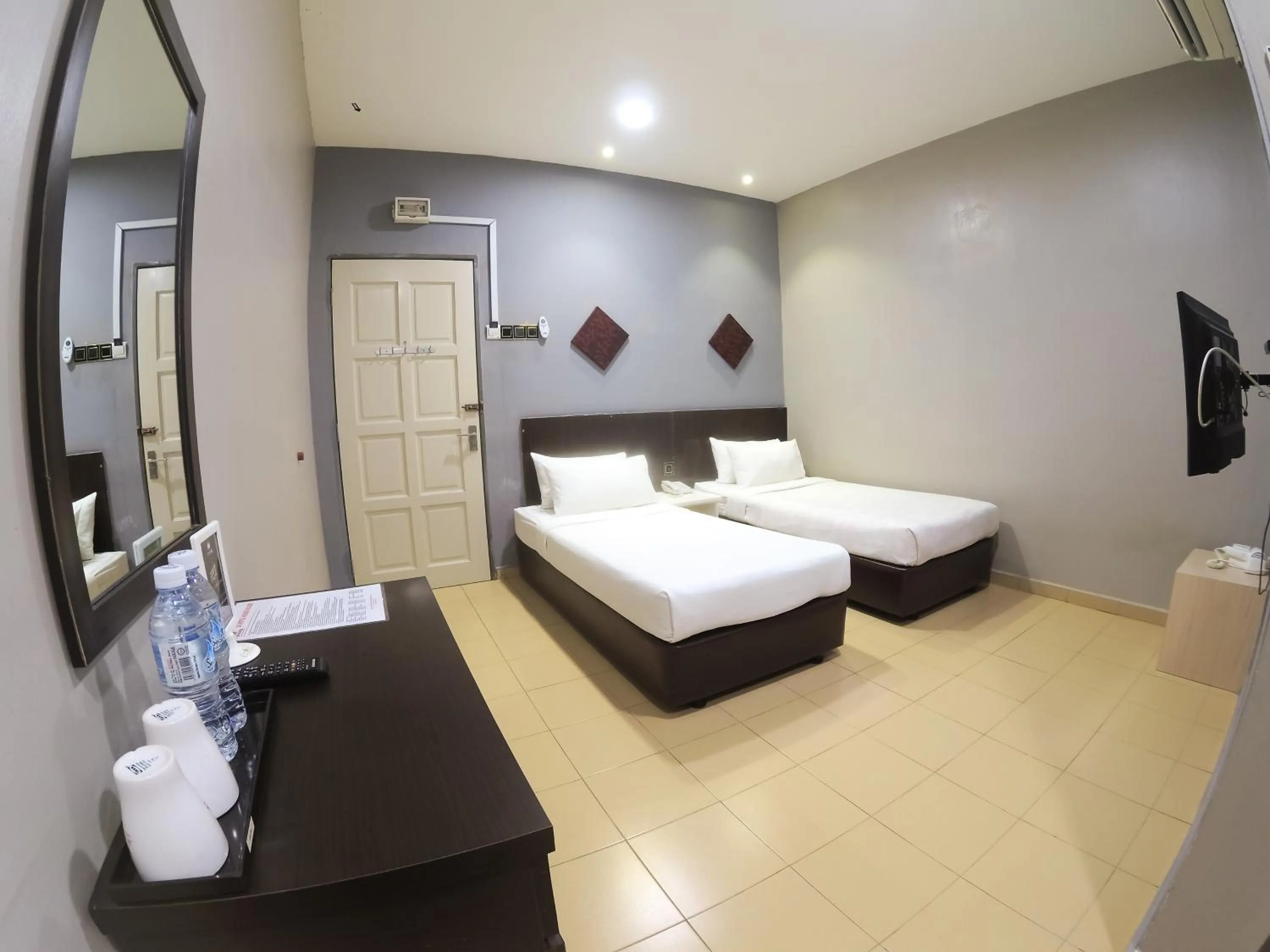 Bed in JV Hotel @ Bandar Tasek Mutiara