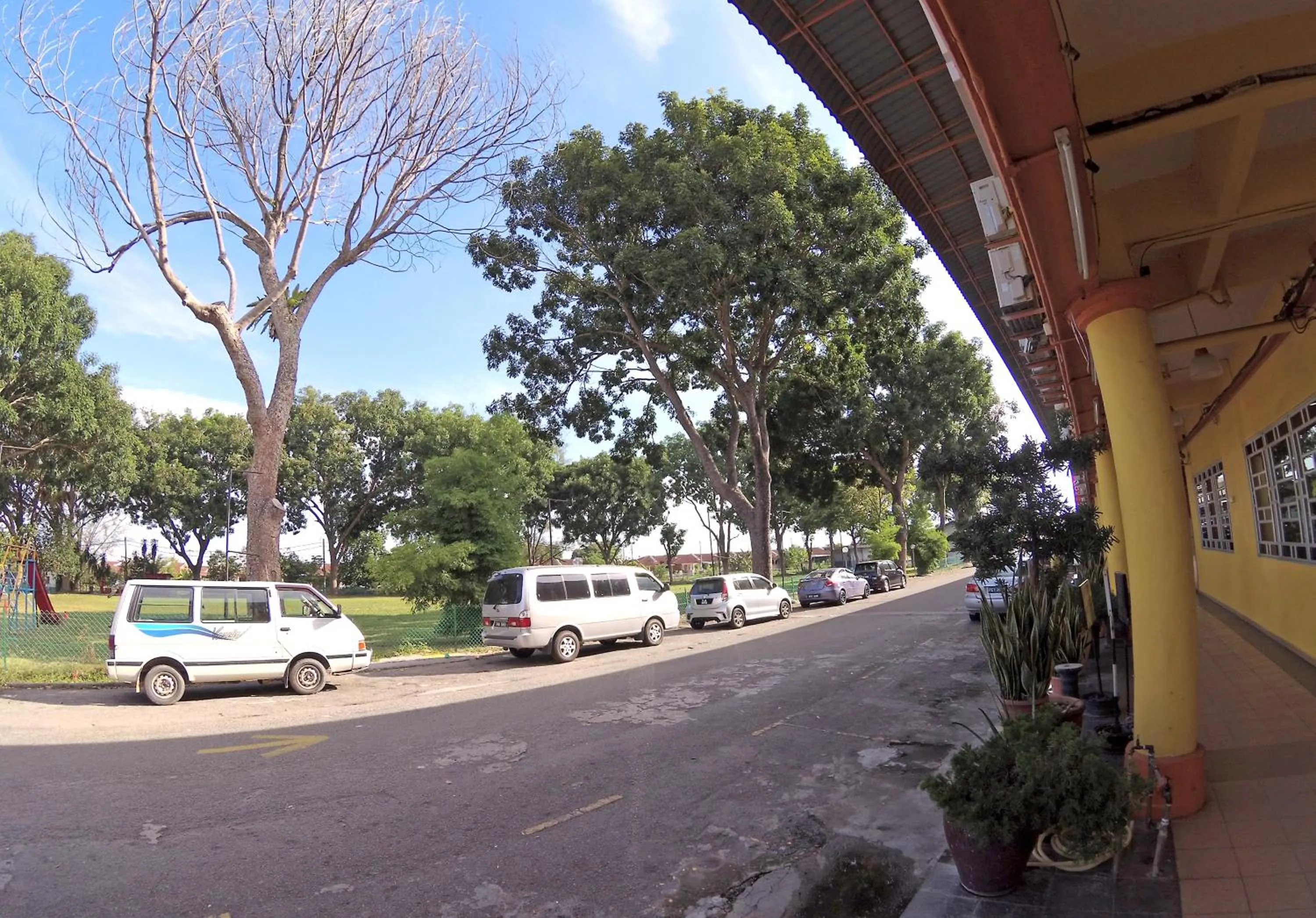 Facade/entrance in JV Hotel @ Bandar Tasek Mutiara