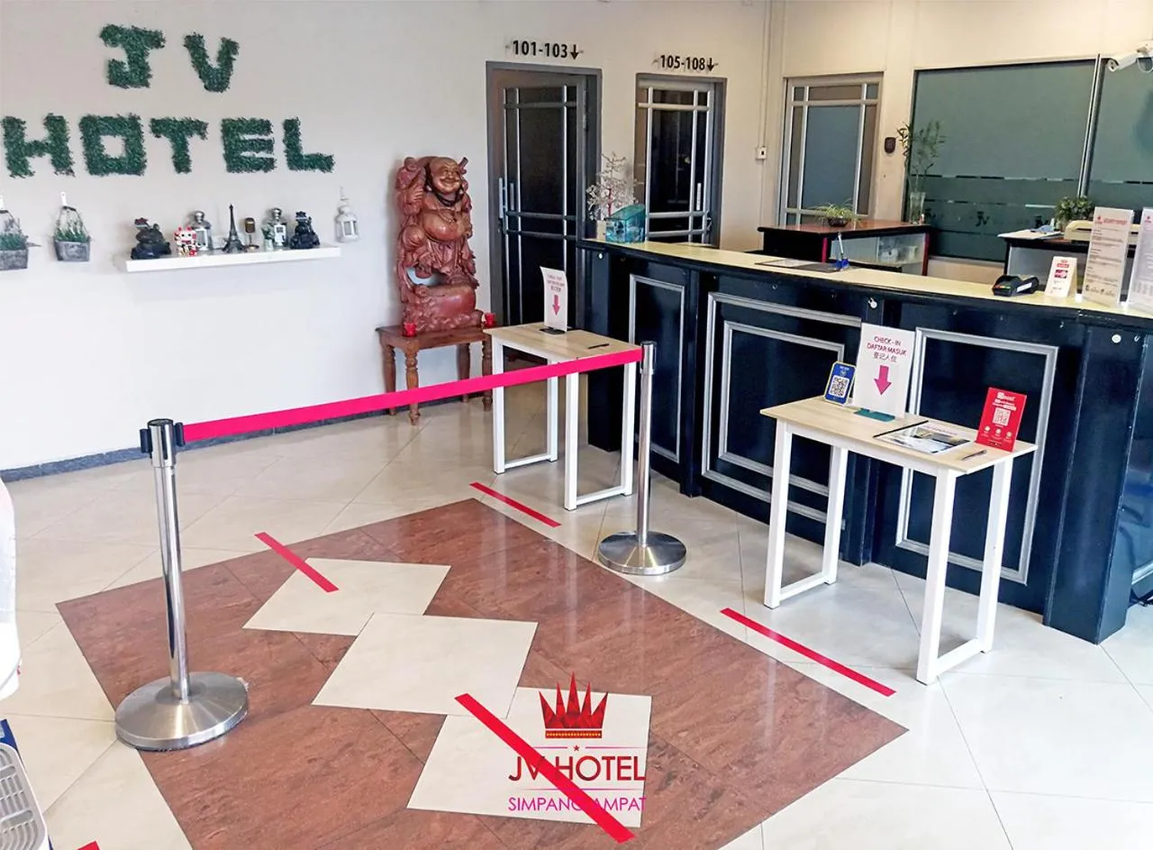 Lobby or reception in JV Hotel @ Simpang Ampat