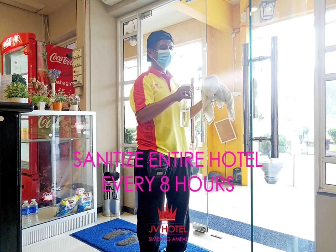 Staff in JV Hotel @ Simpang Ampat