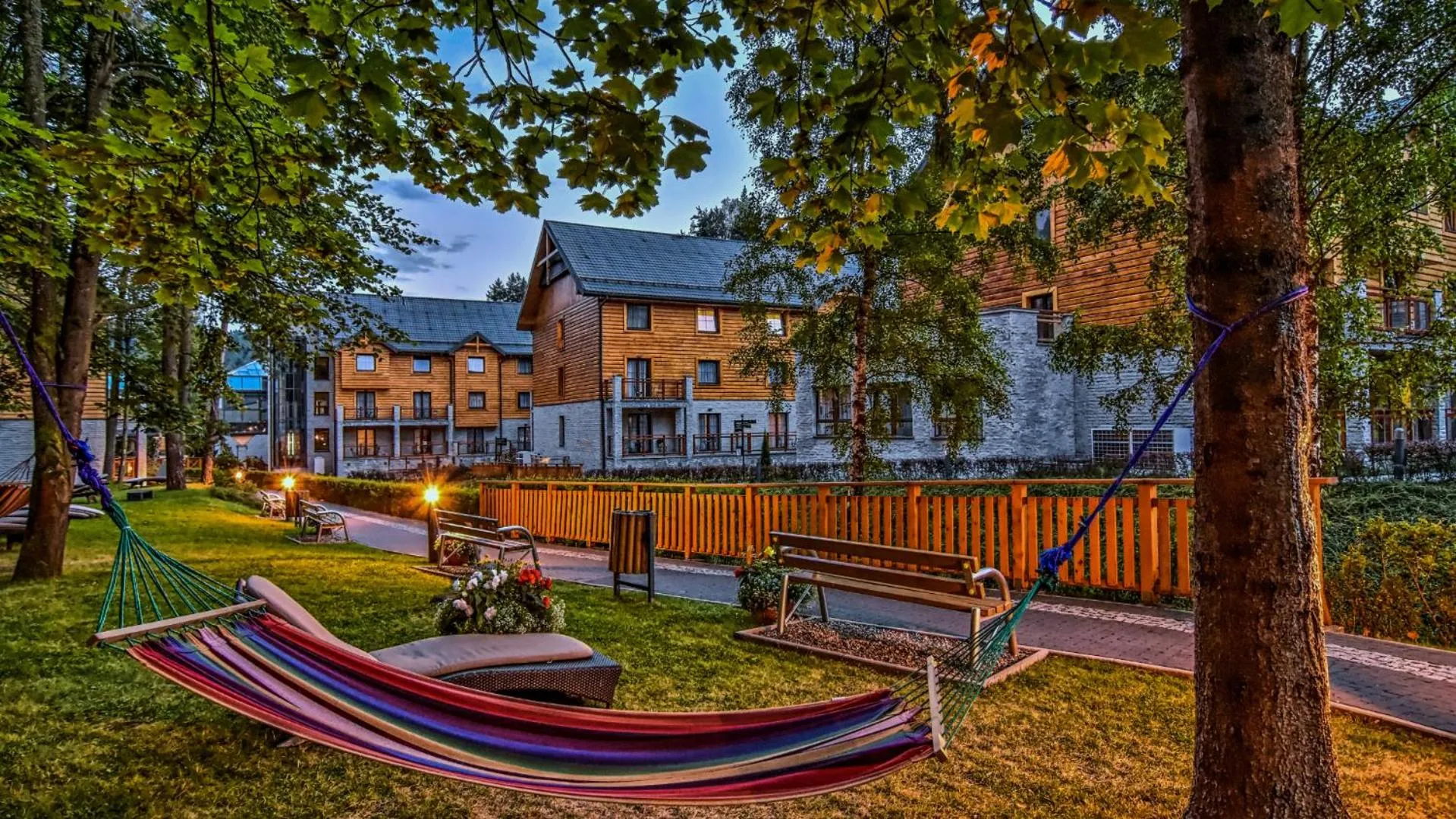 Garden in Hotel Czarny Potok Resort SPA & Conference