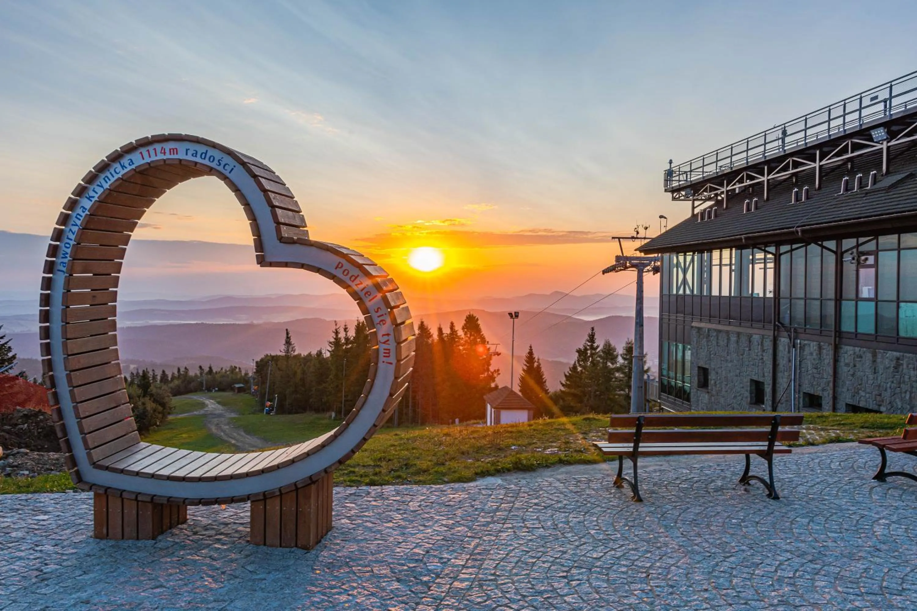 Sunset in Hotel Czarny Potok Resort SPA & Conference