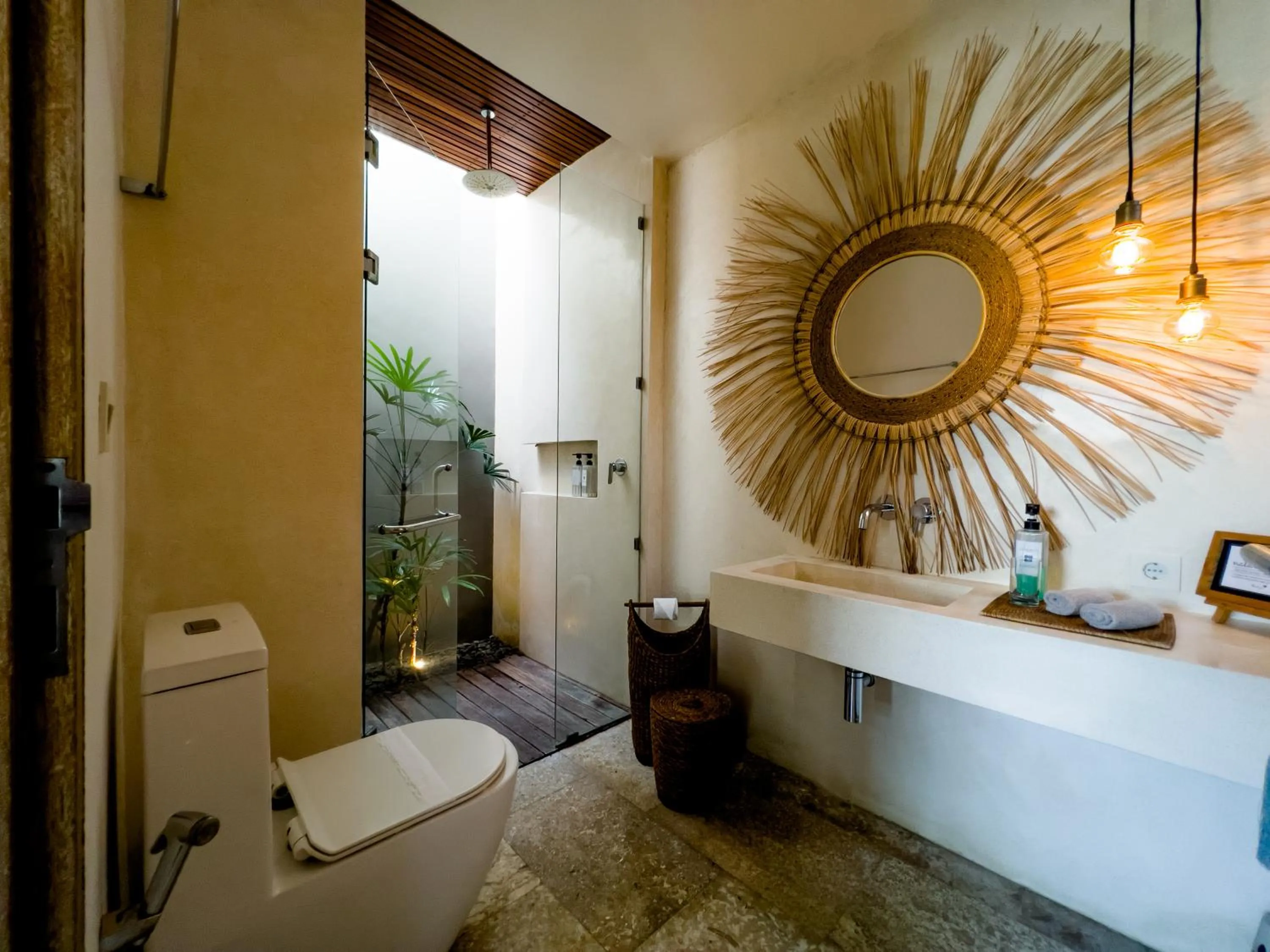 Shower in Kai Villas Lombok