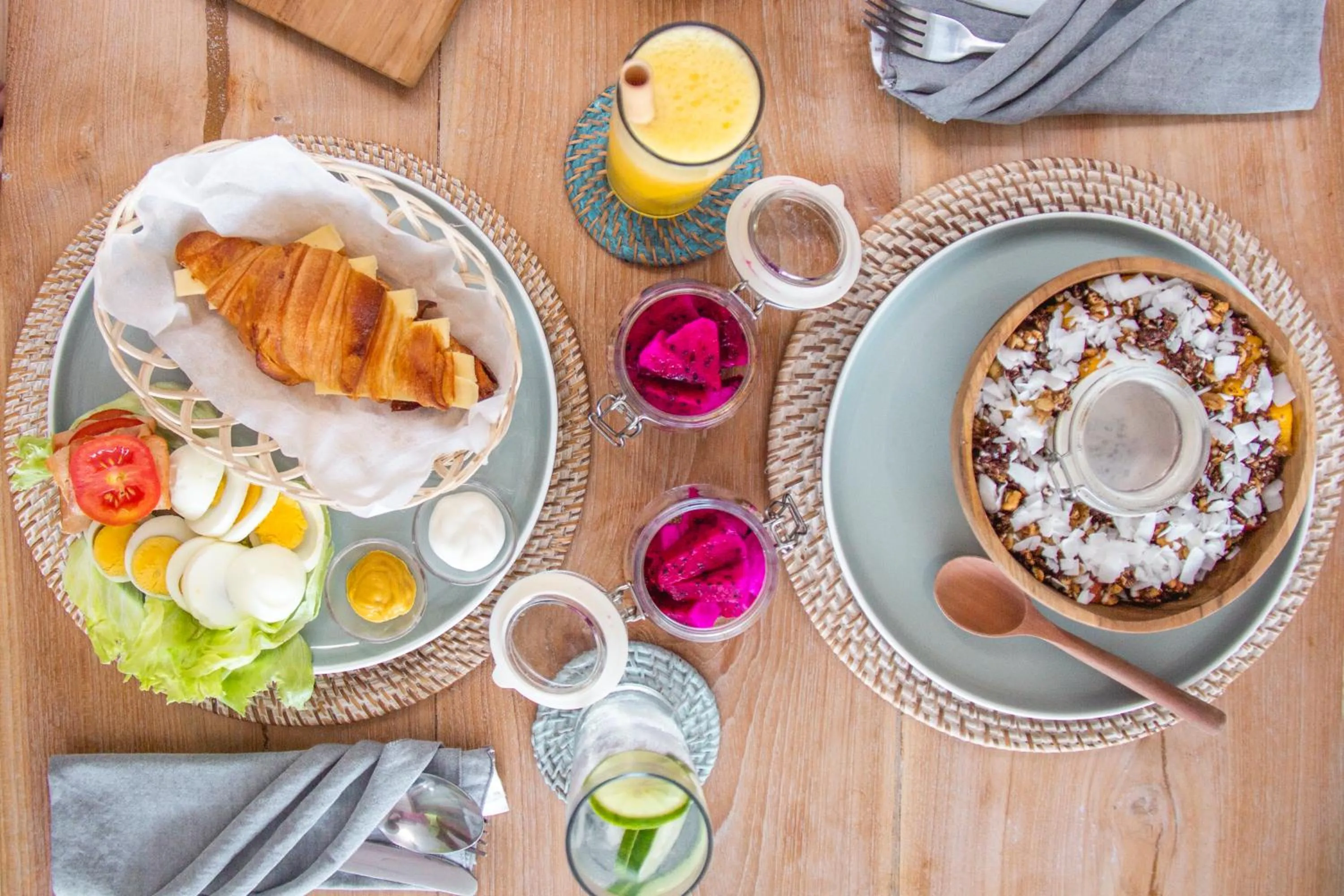 Breakfast in Kai Villas Lombok