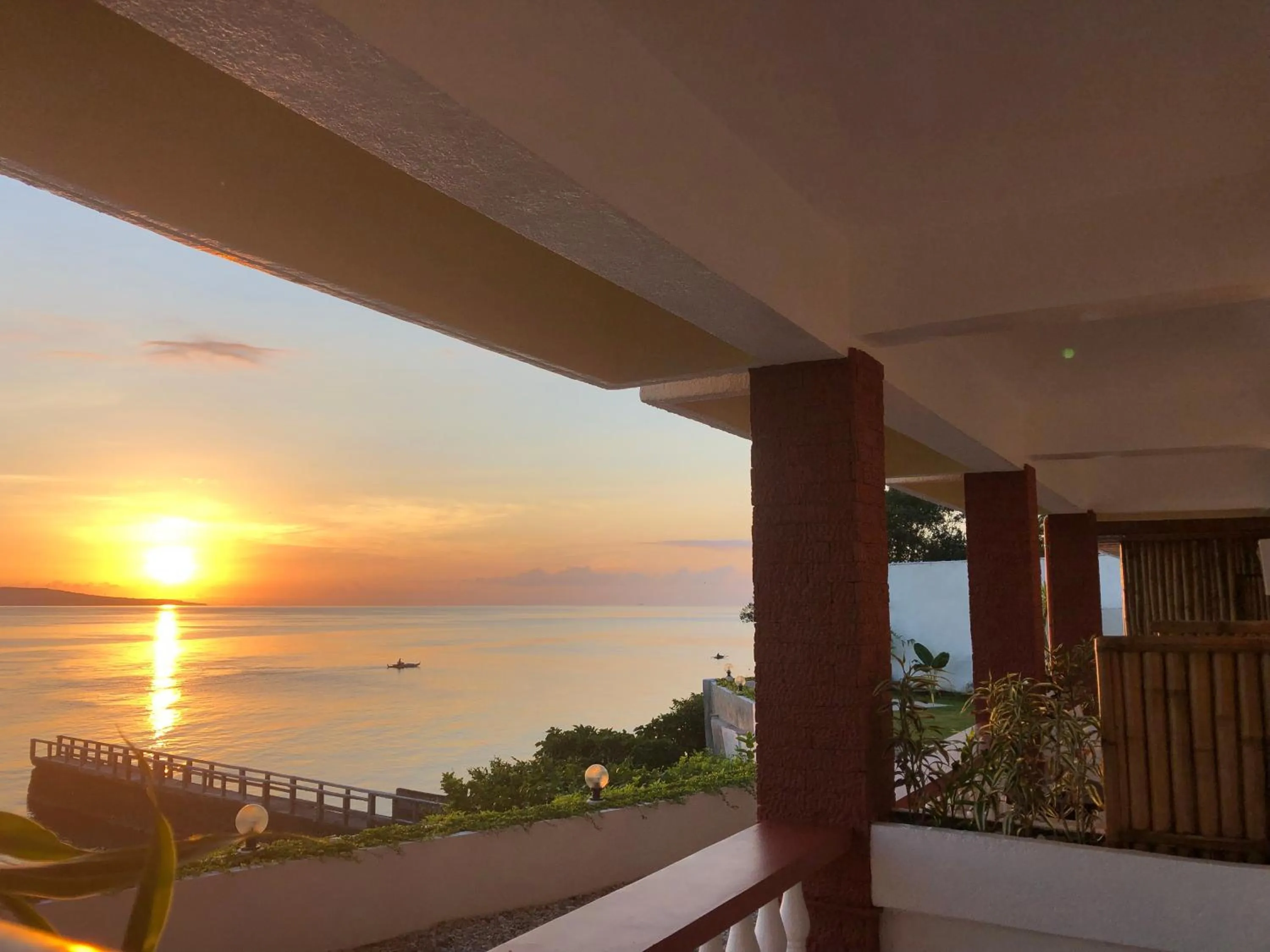 Balcony/Terrace in Wuthering Heights Bed & Breakfast by the Sea