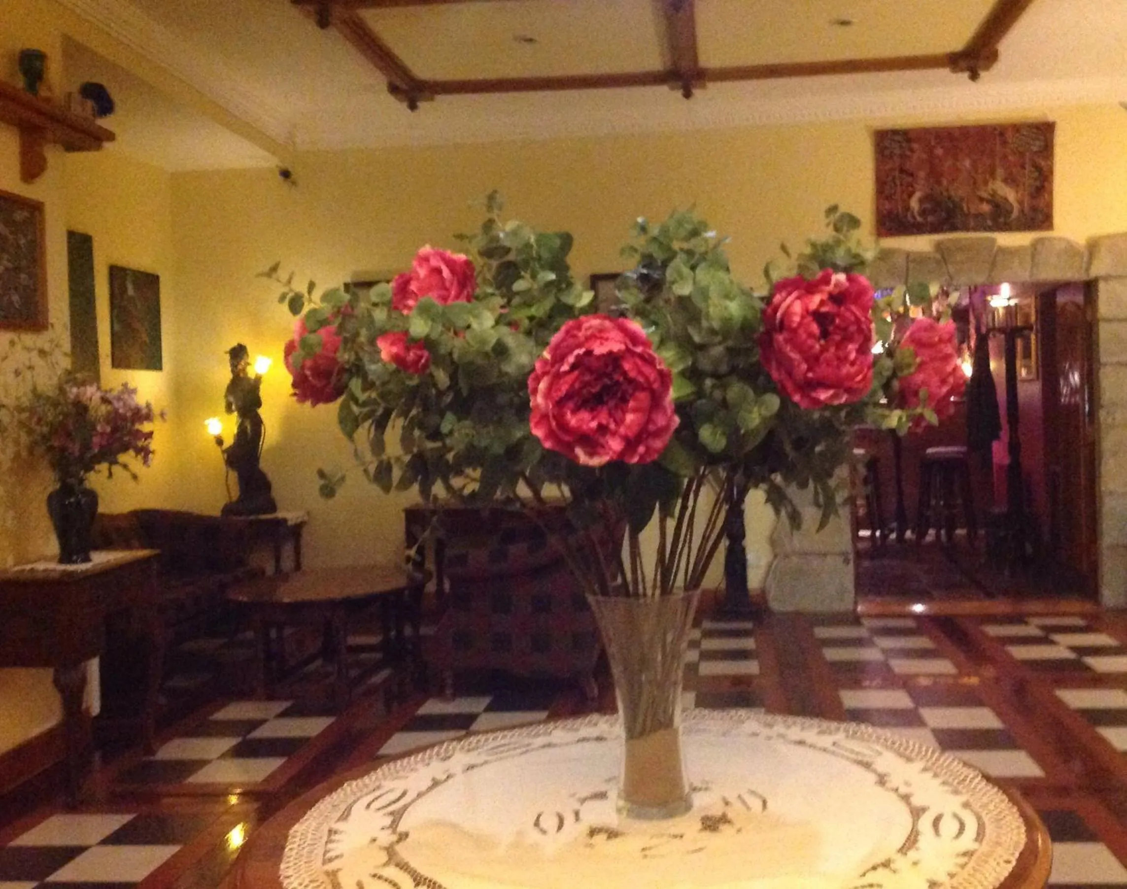 Decorative detail in Fitzgeralds Hotel