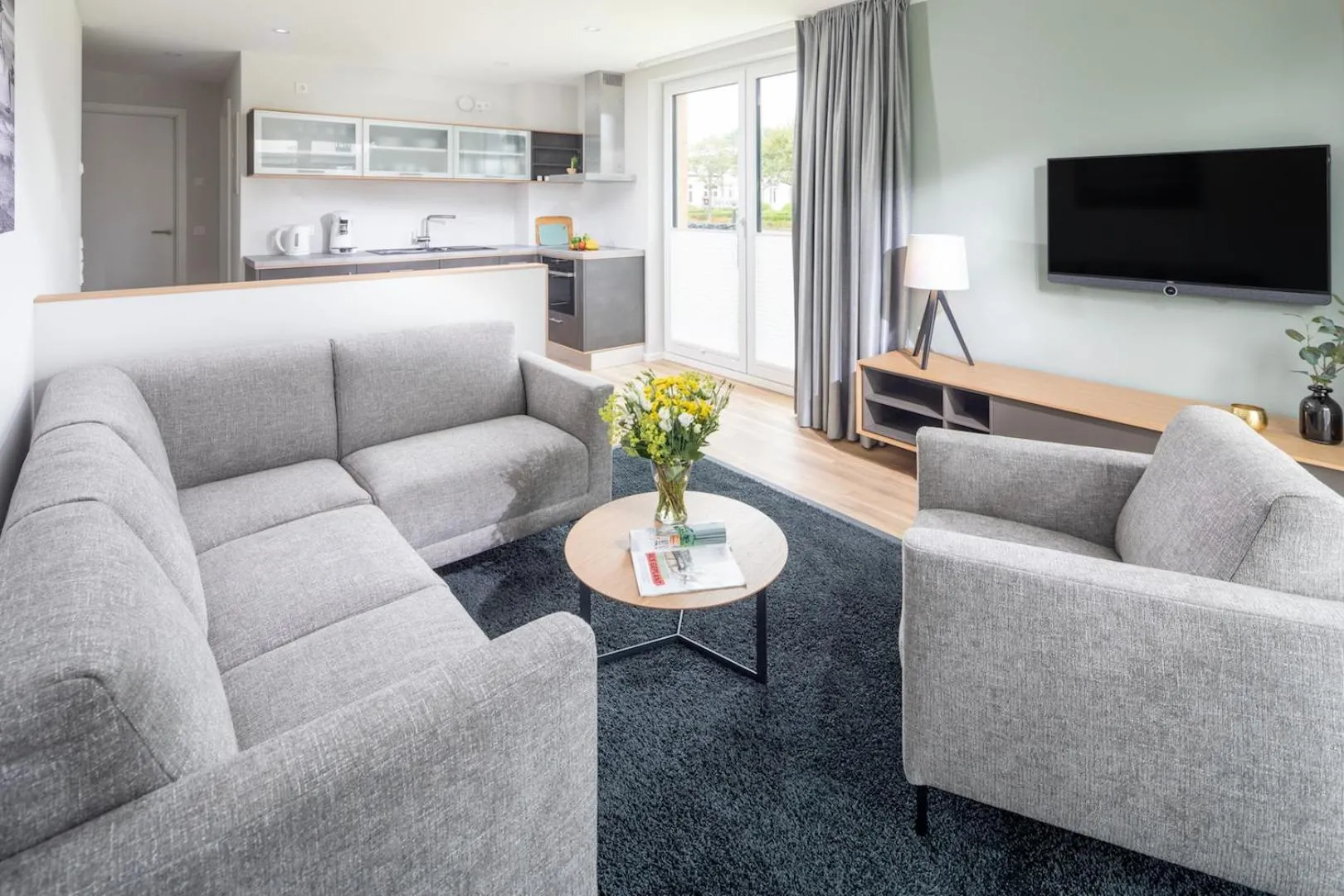 Kitchen or kitchenette in Apartmenthaus B3