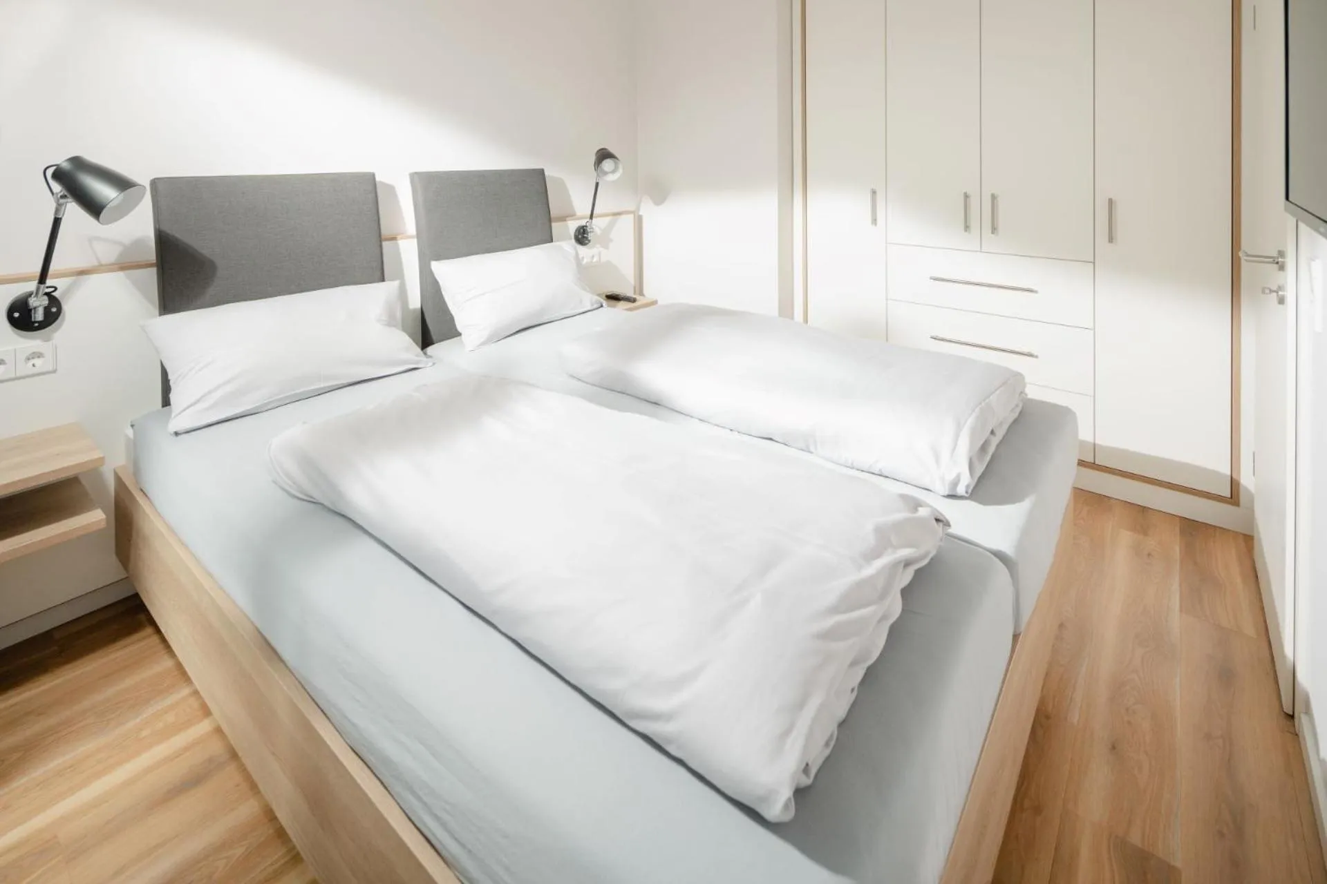 Bedroom, Bed in Apartmenthaus B3