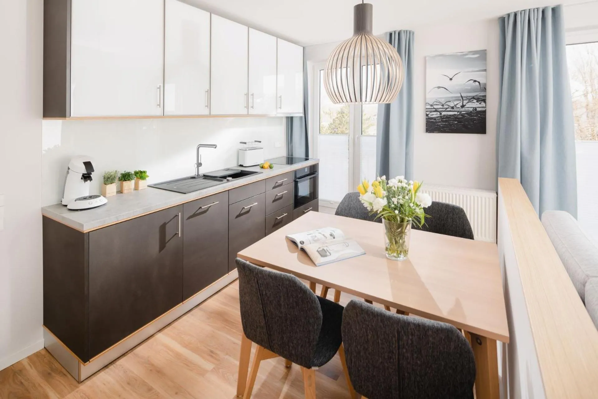 Kitchen or kitchenette in Apartmenthaus B3