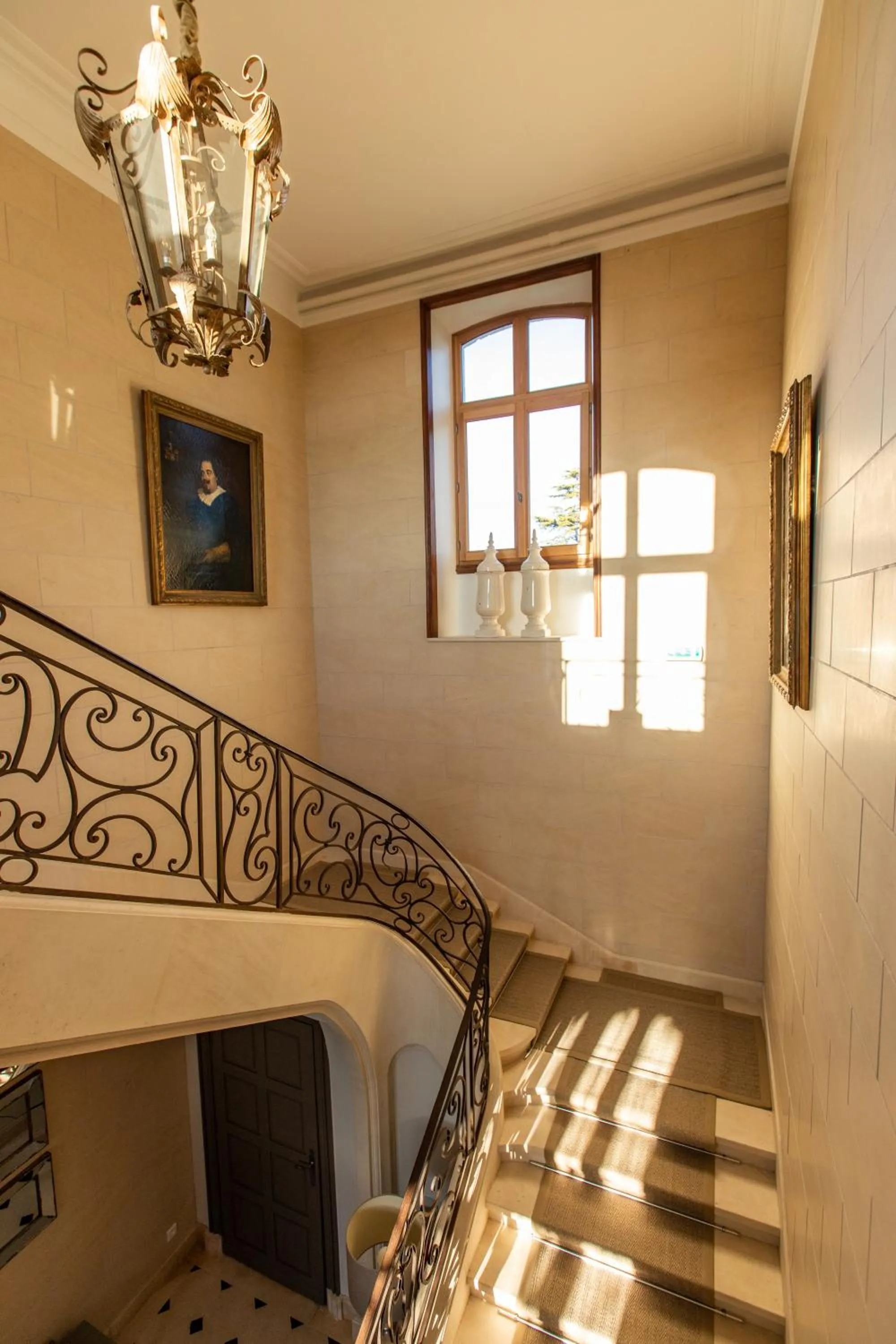 Decorative detail in Hôtel Château de Didonne