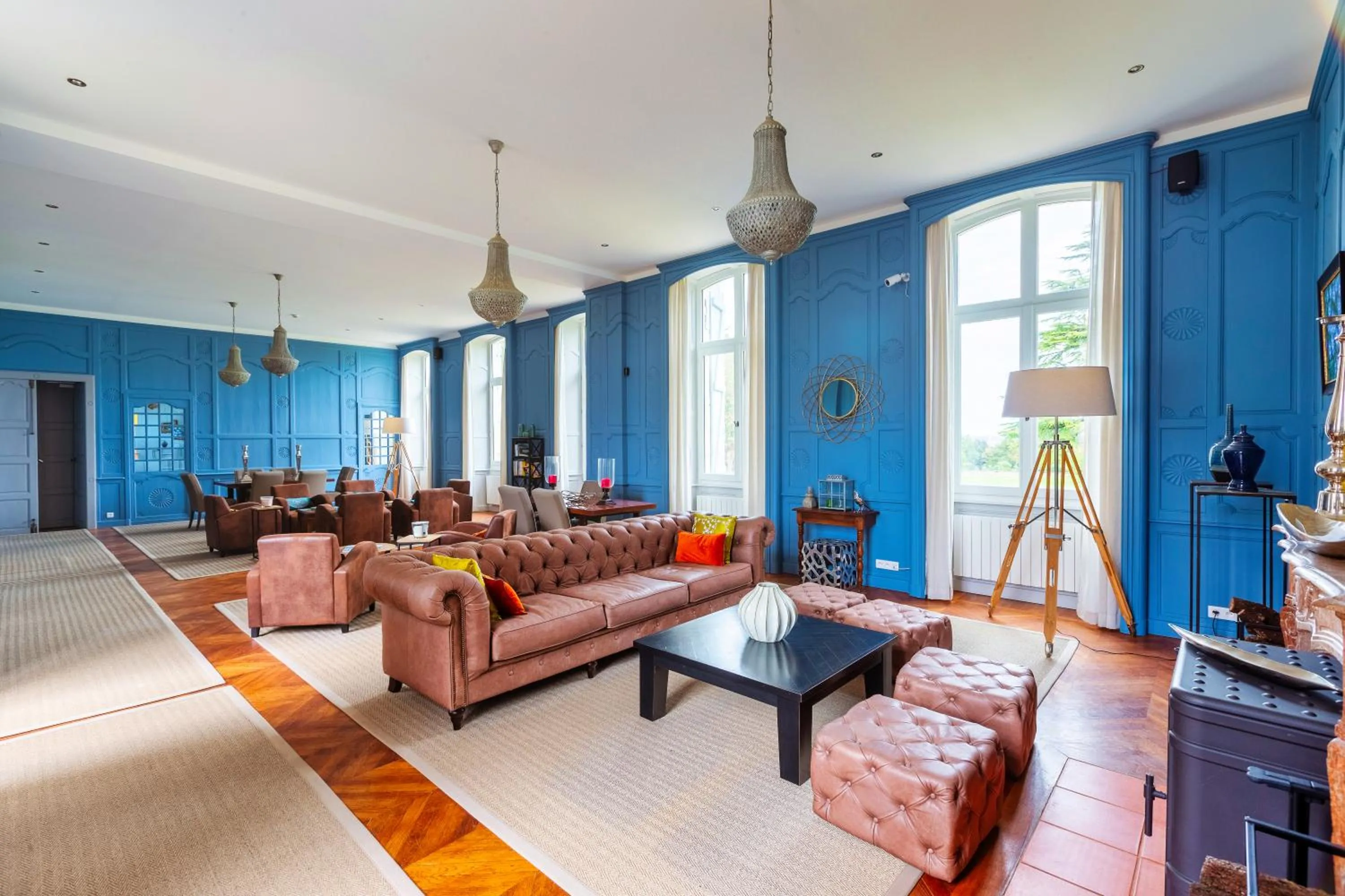 Living room in Hôtel Château de Didonne