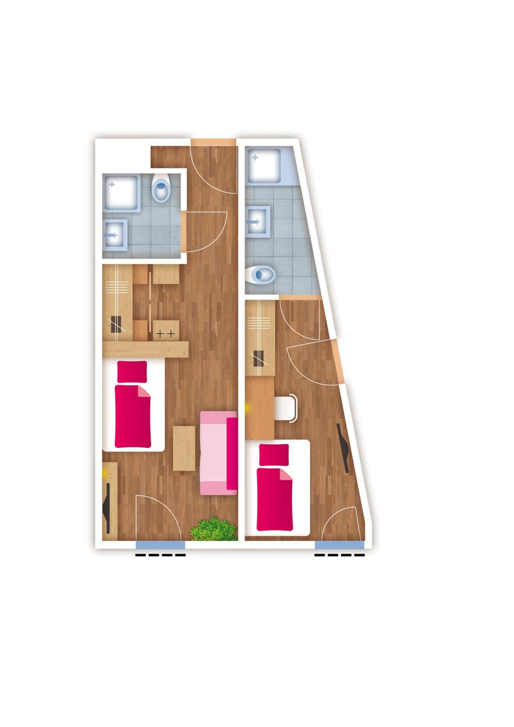 Photo of the whole room in Anthony's Life&Style Hotel