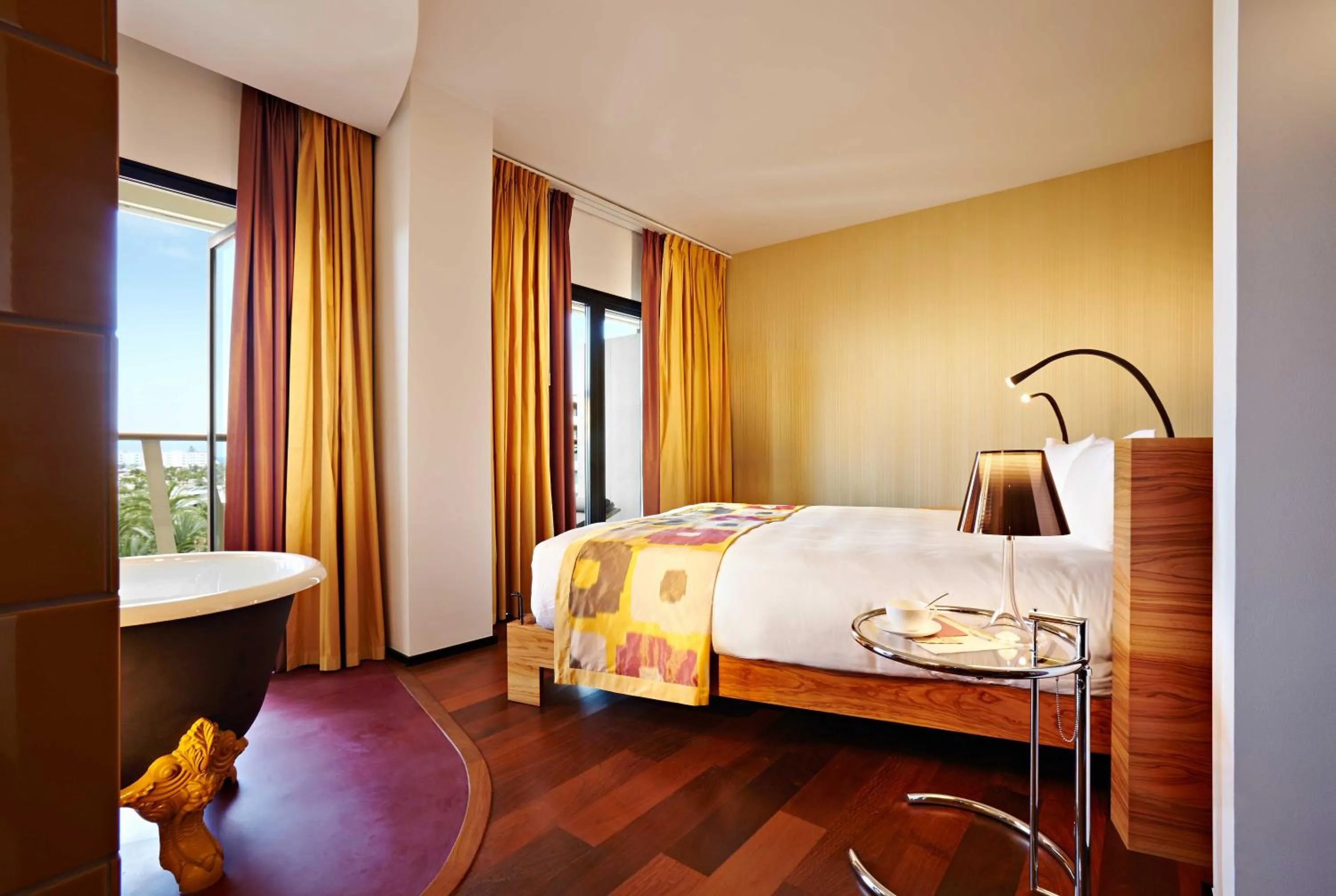 Bed in Bohemia Suites & Spa - Adults Only