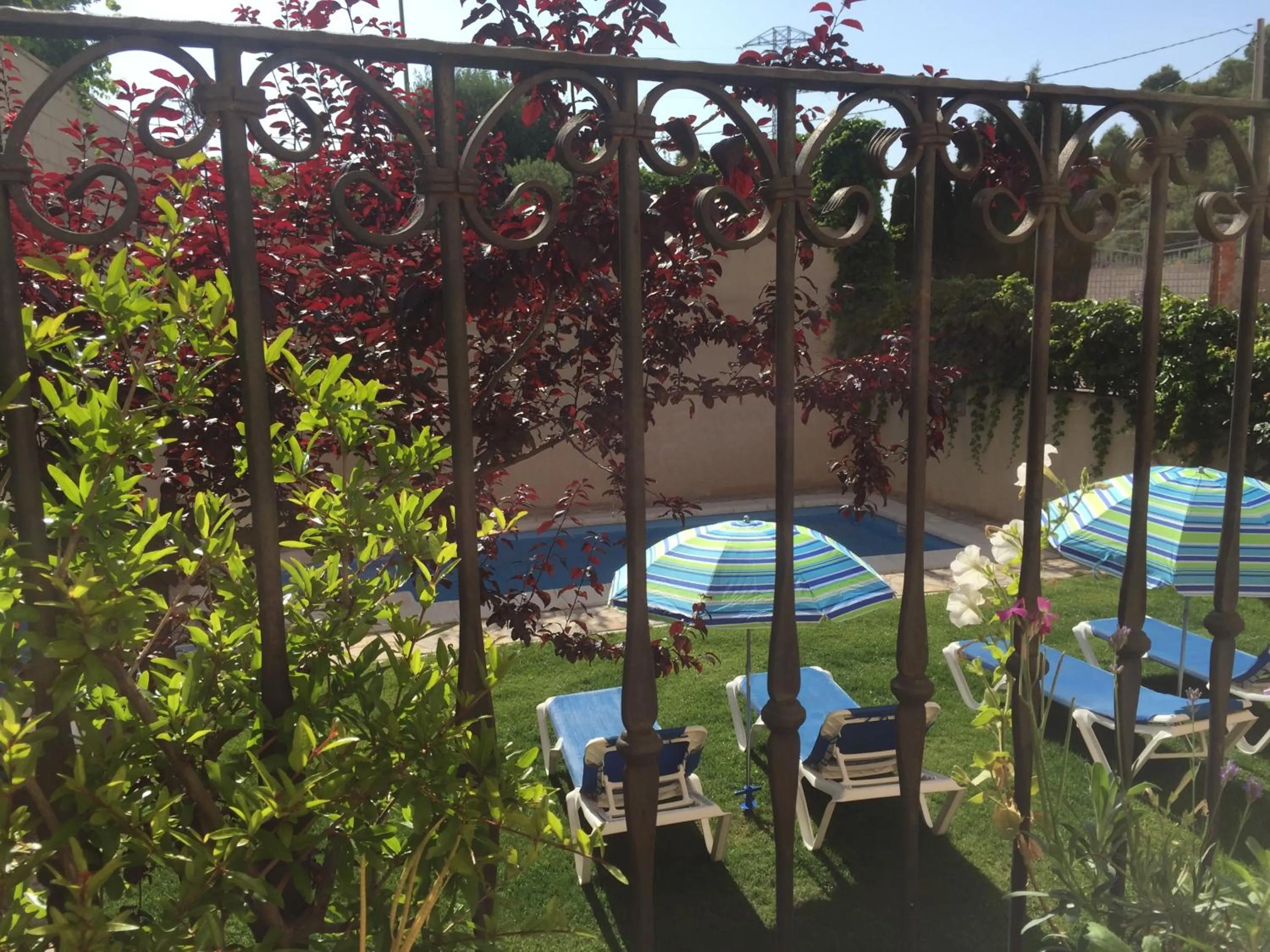 Garden in Hotel Castellote