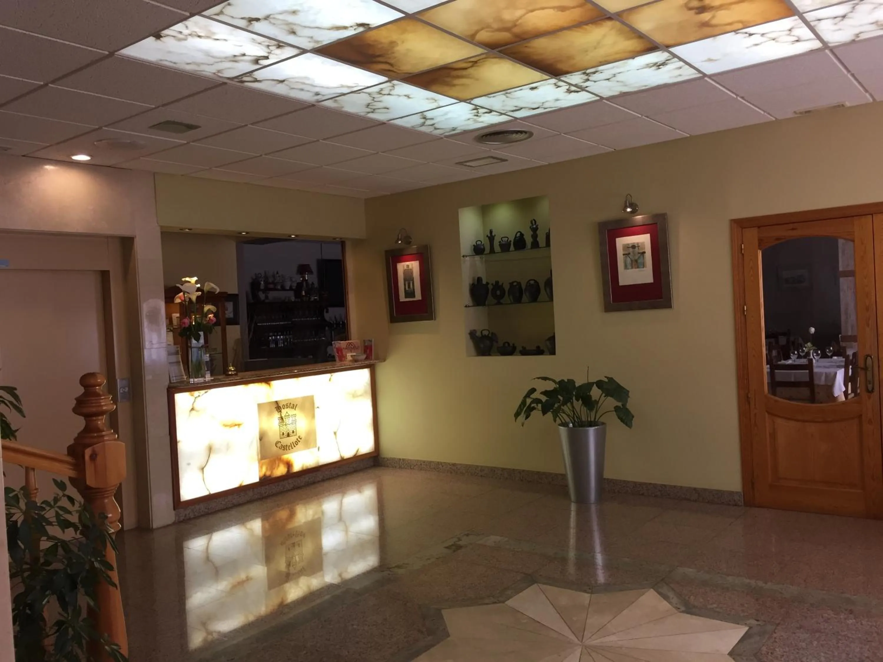 Lobby or reception in Hotel Castellote