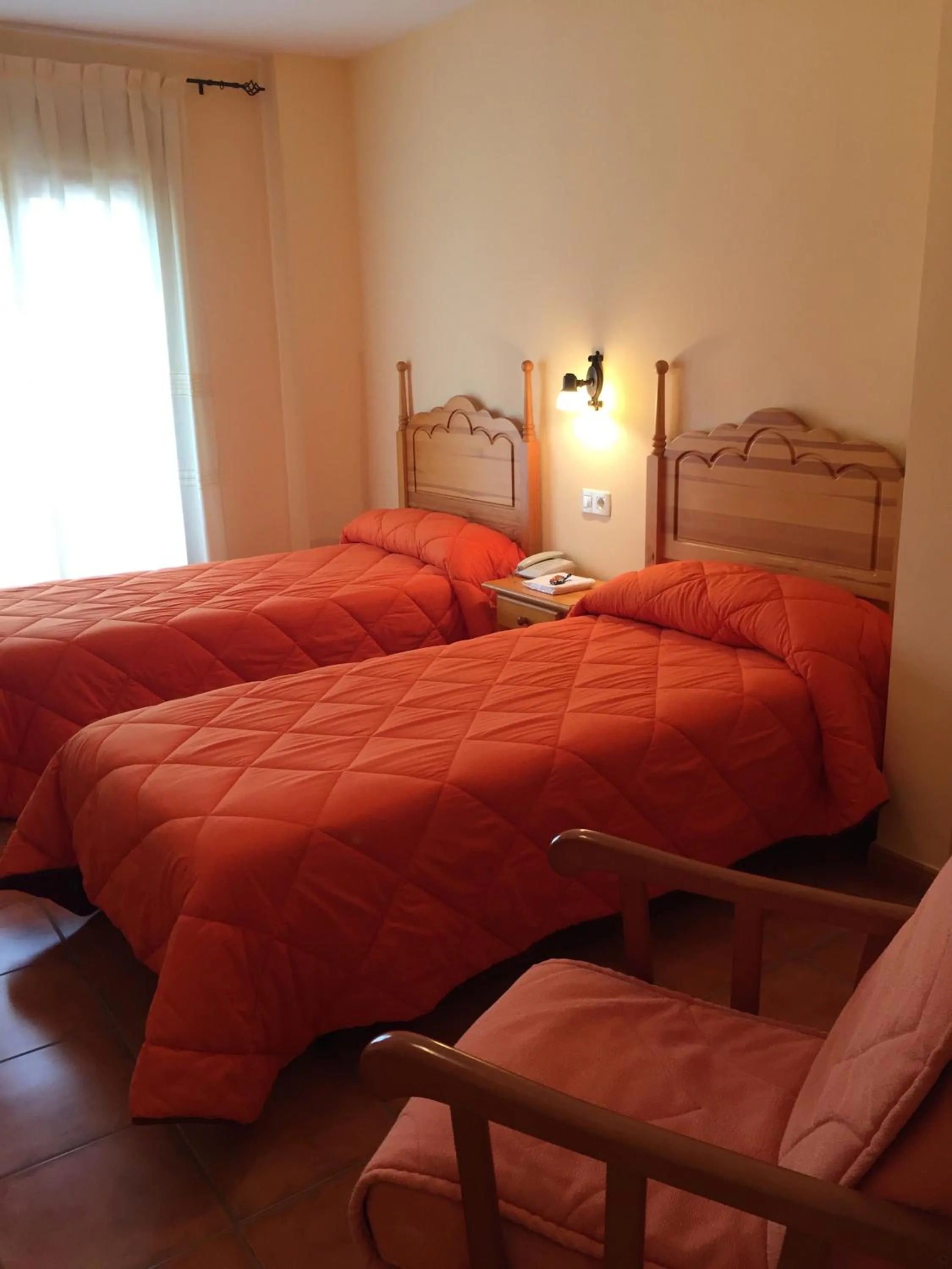 Bed in Hotel Castellote