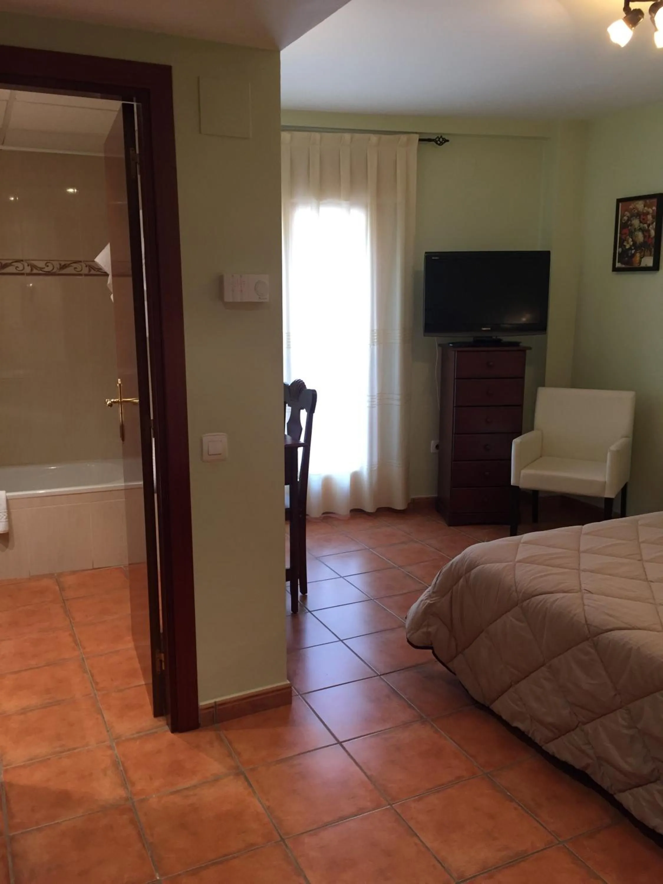 Bed in Hotel Castellote