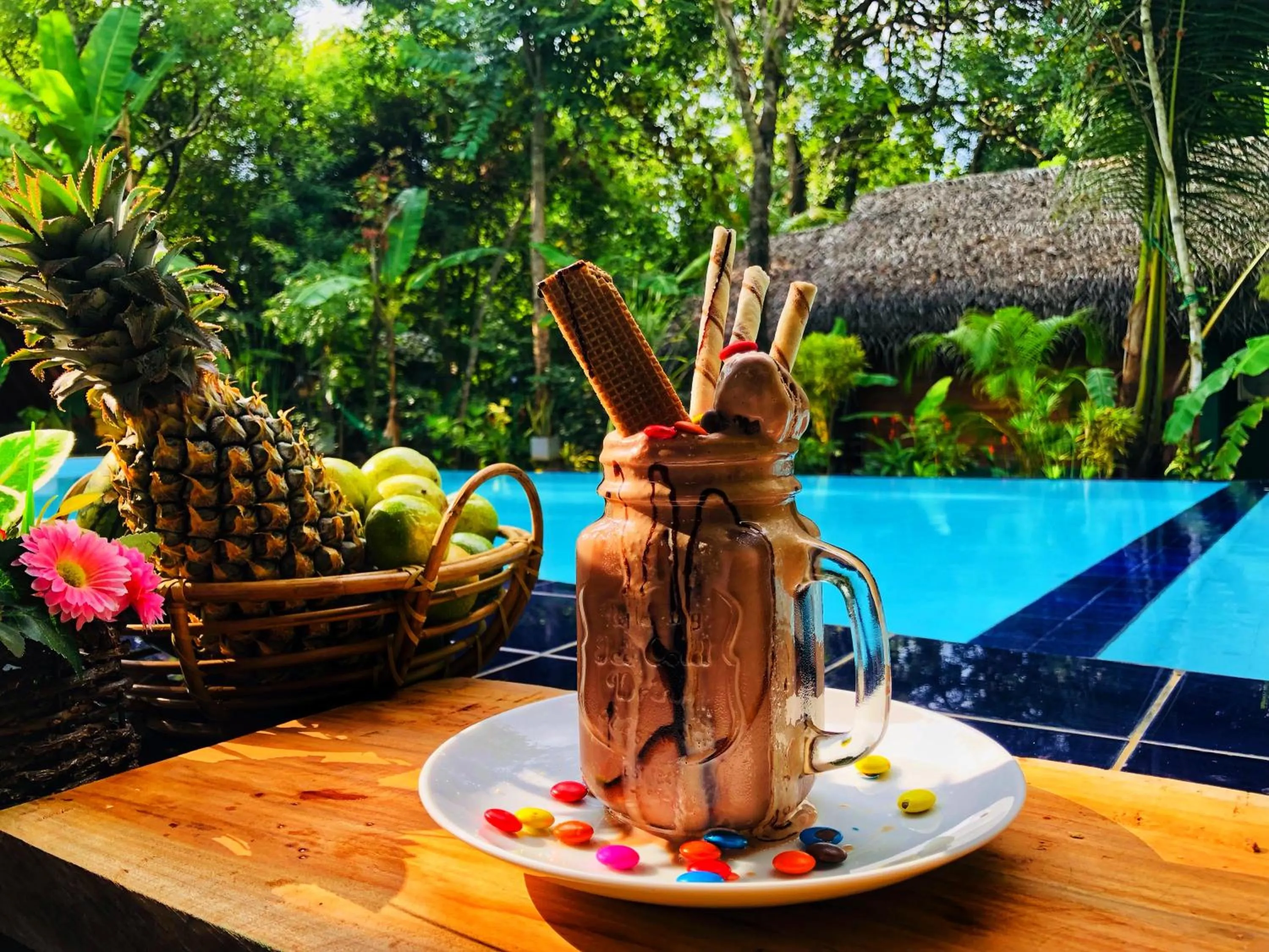 Lounge or bar in Palmyra Nature Resort Sigiriya