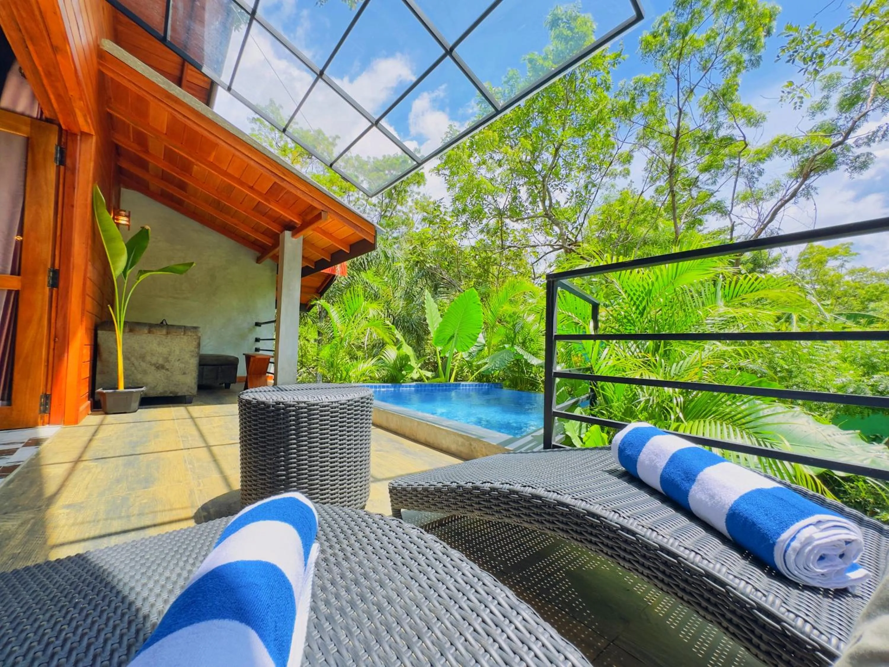 Patio in Palmyra Nature Resort Sigiriya