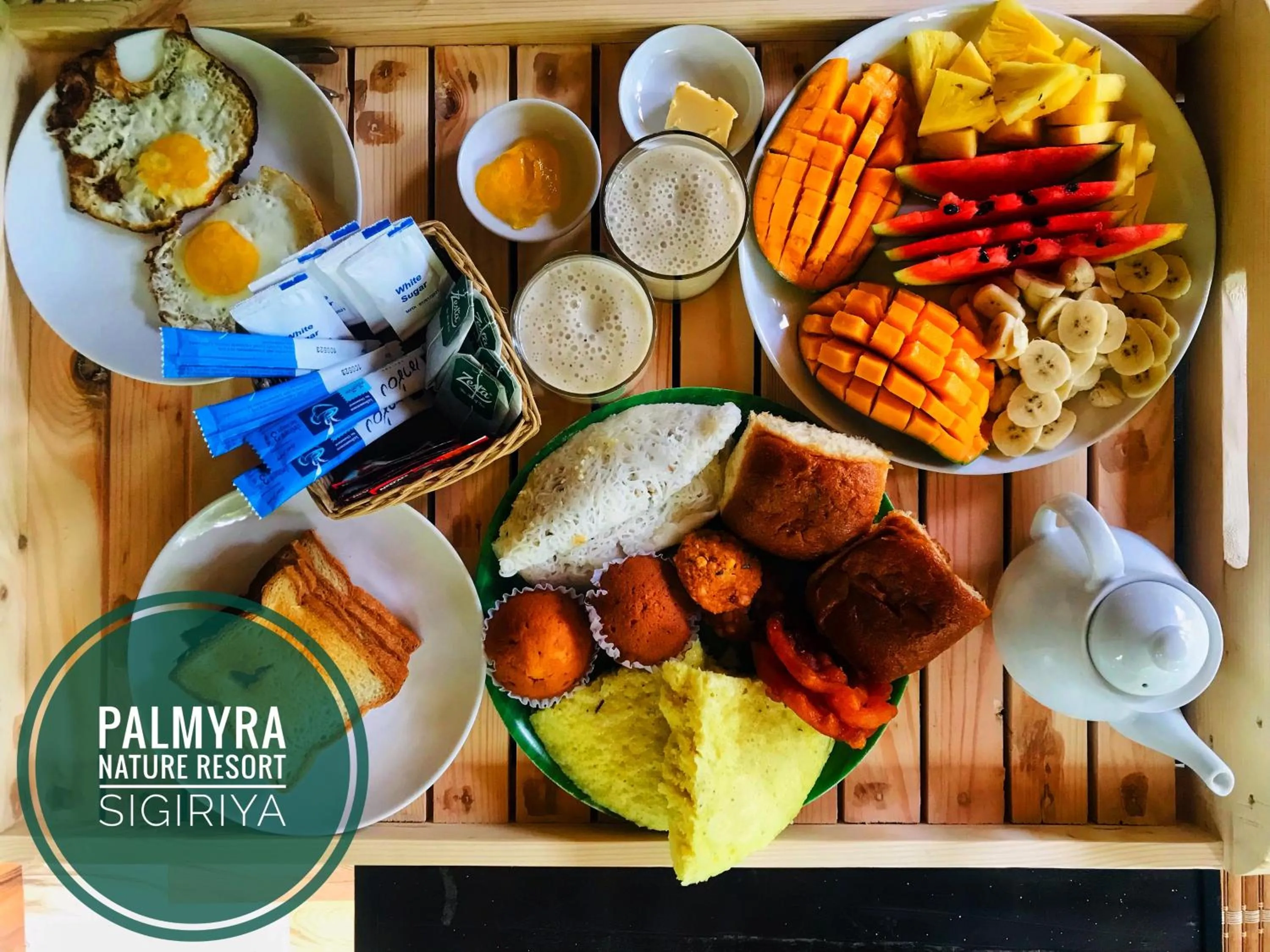 Food and drinks in Palmyra Nature Resort Sigiriya