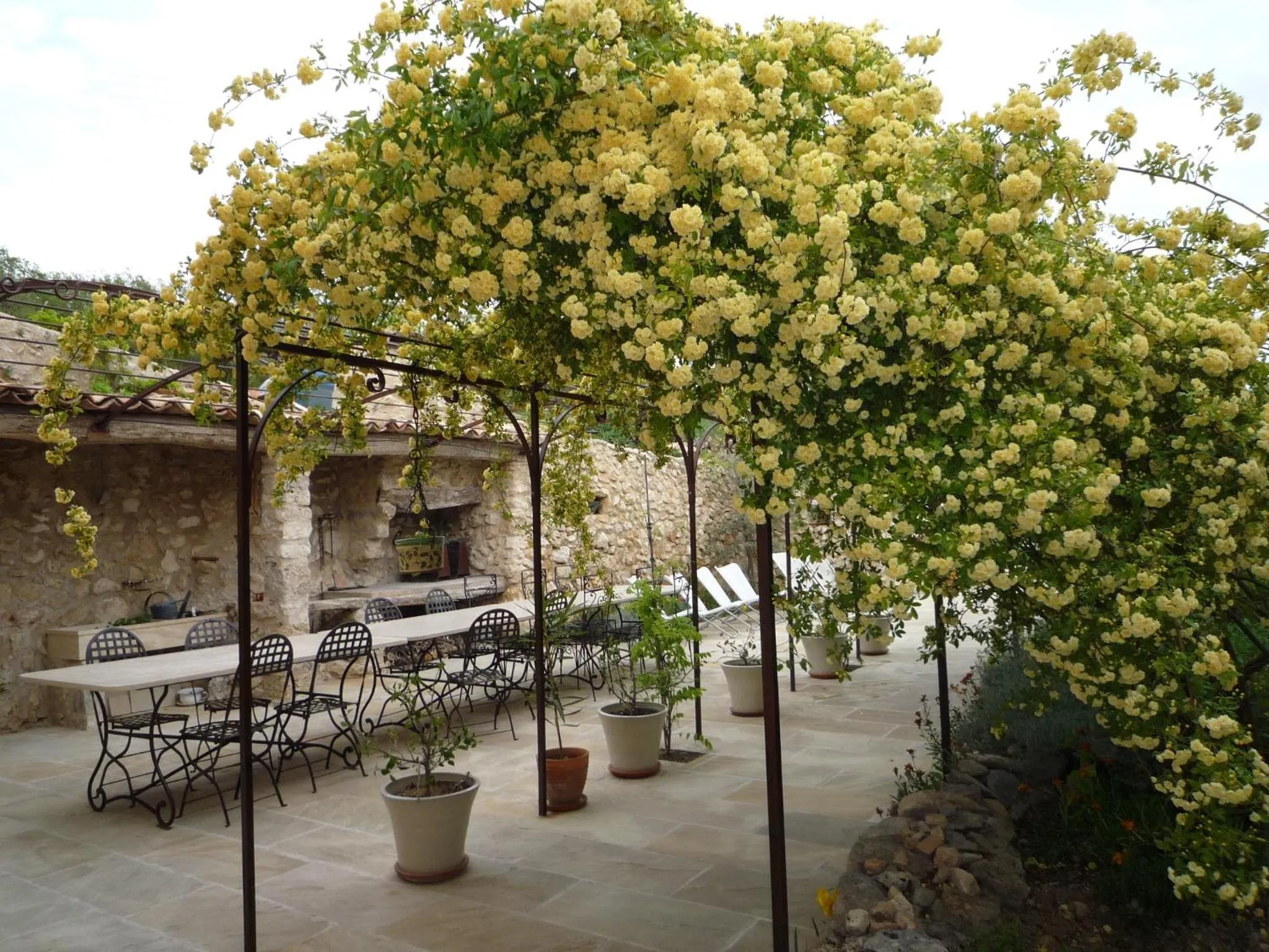 Balcony/Terrace in La Ferme du petit Ségriès Bed and Breakfast