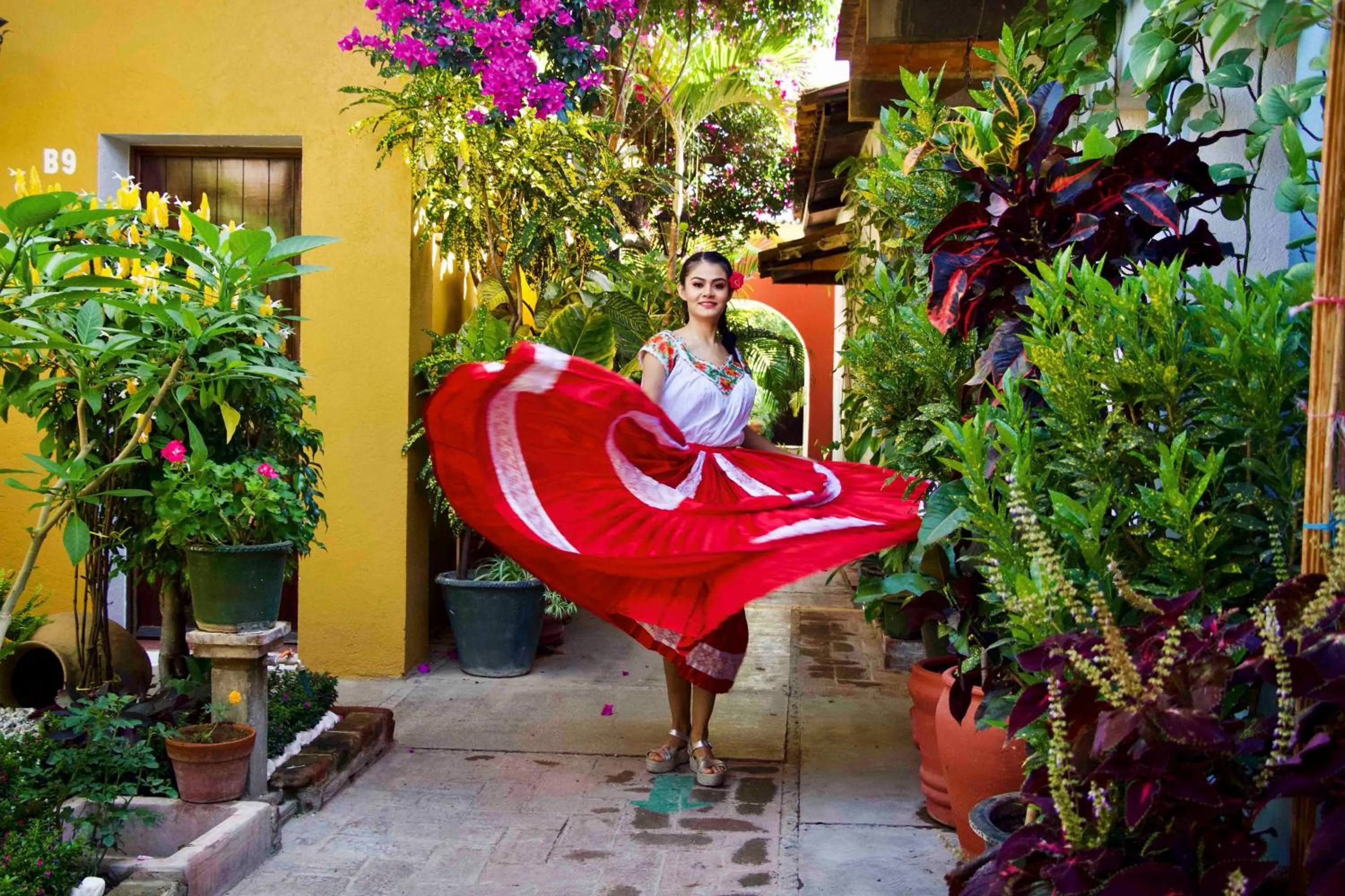 Property building in Hotel Las Golondrinas