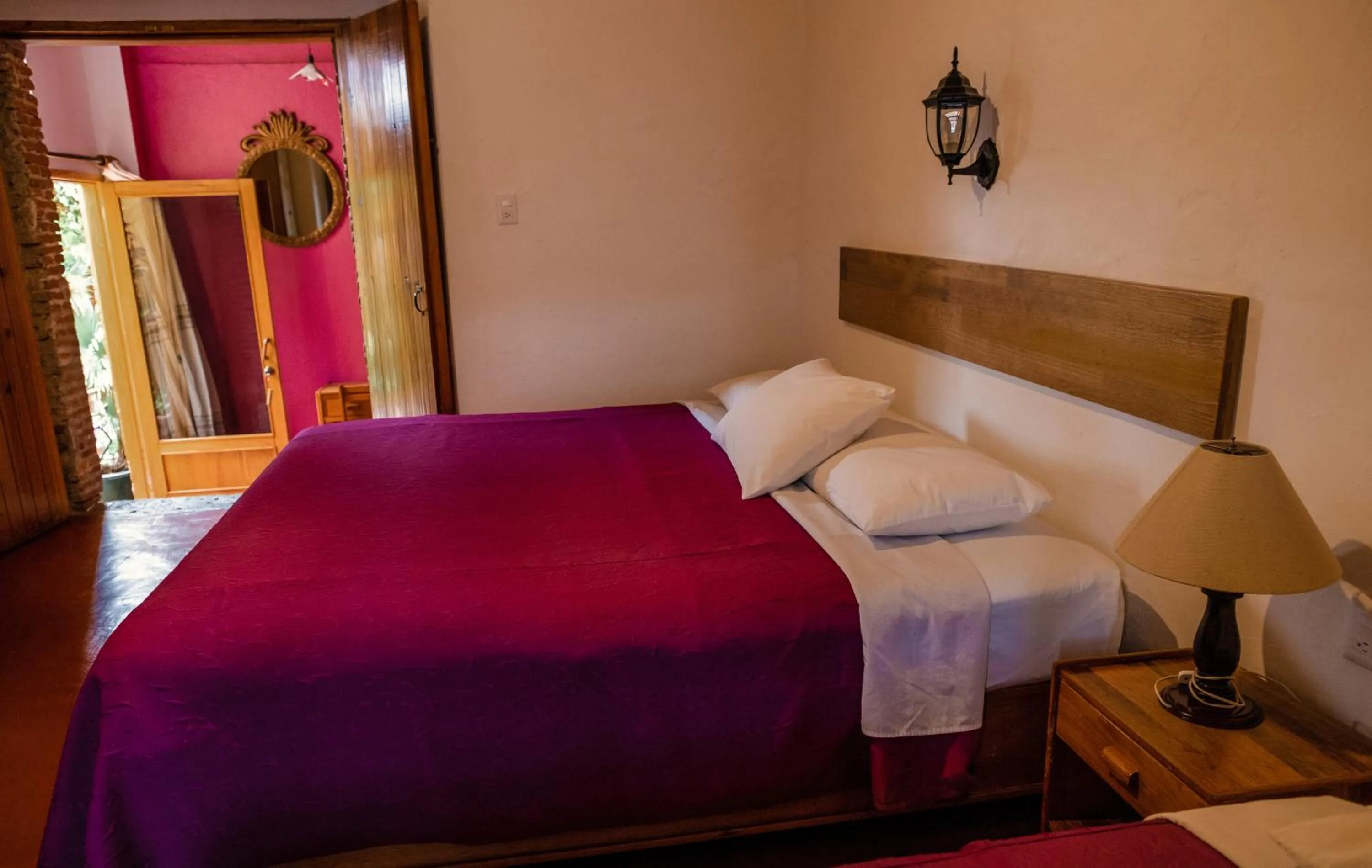 Bed in Hotel Las Golondrinas