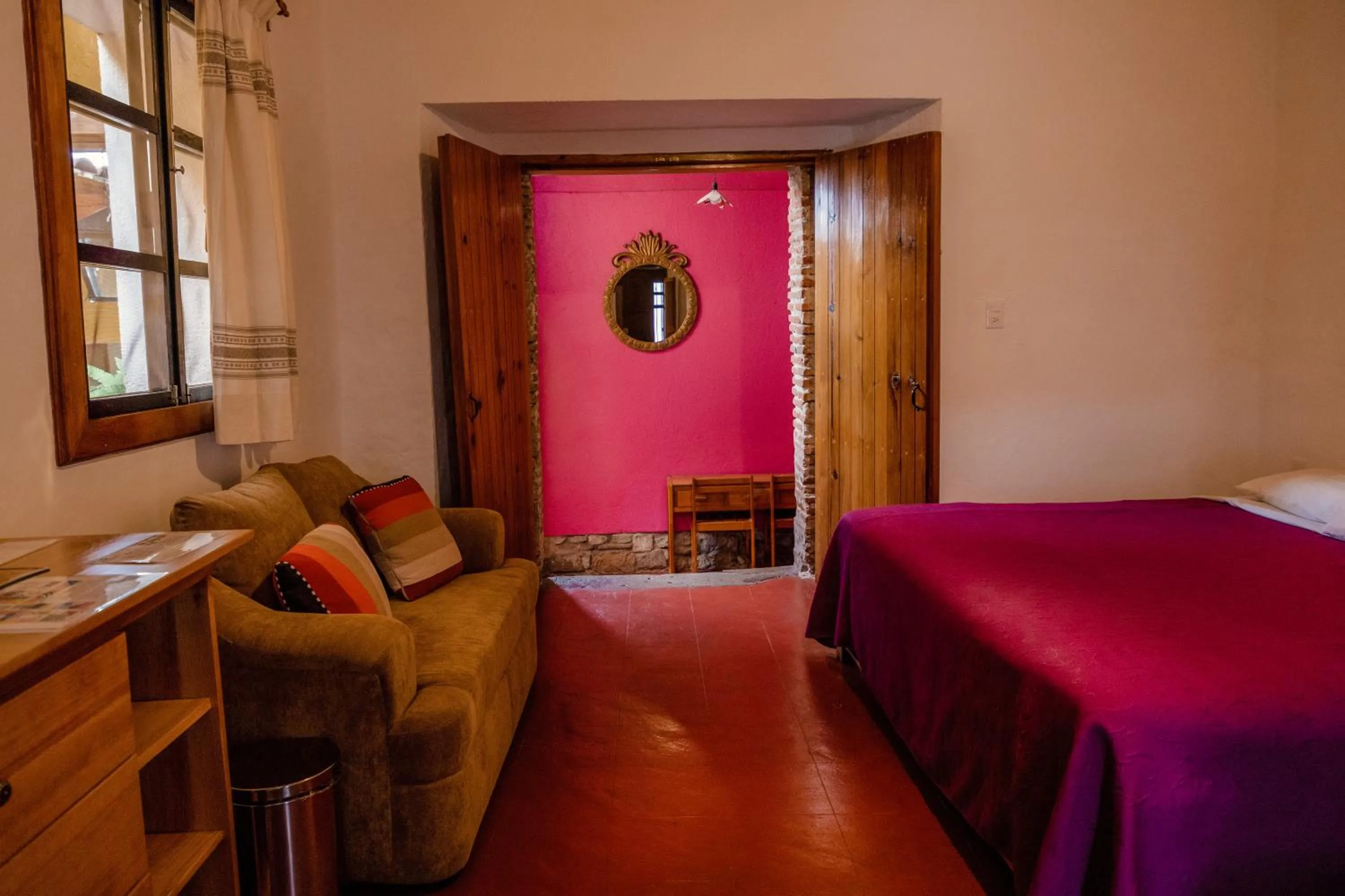 Bed in Hotel Las Golondrinas