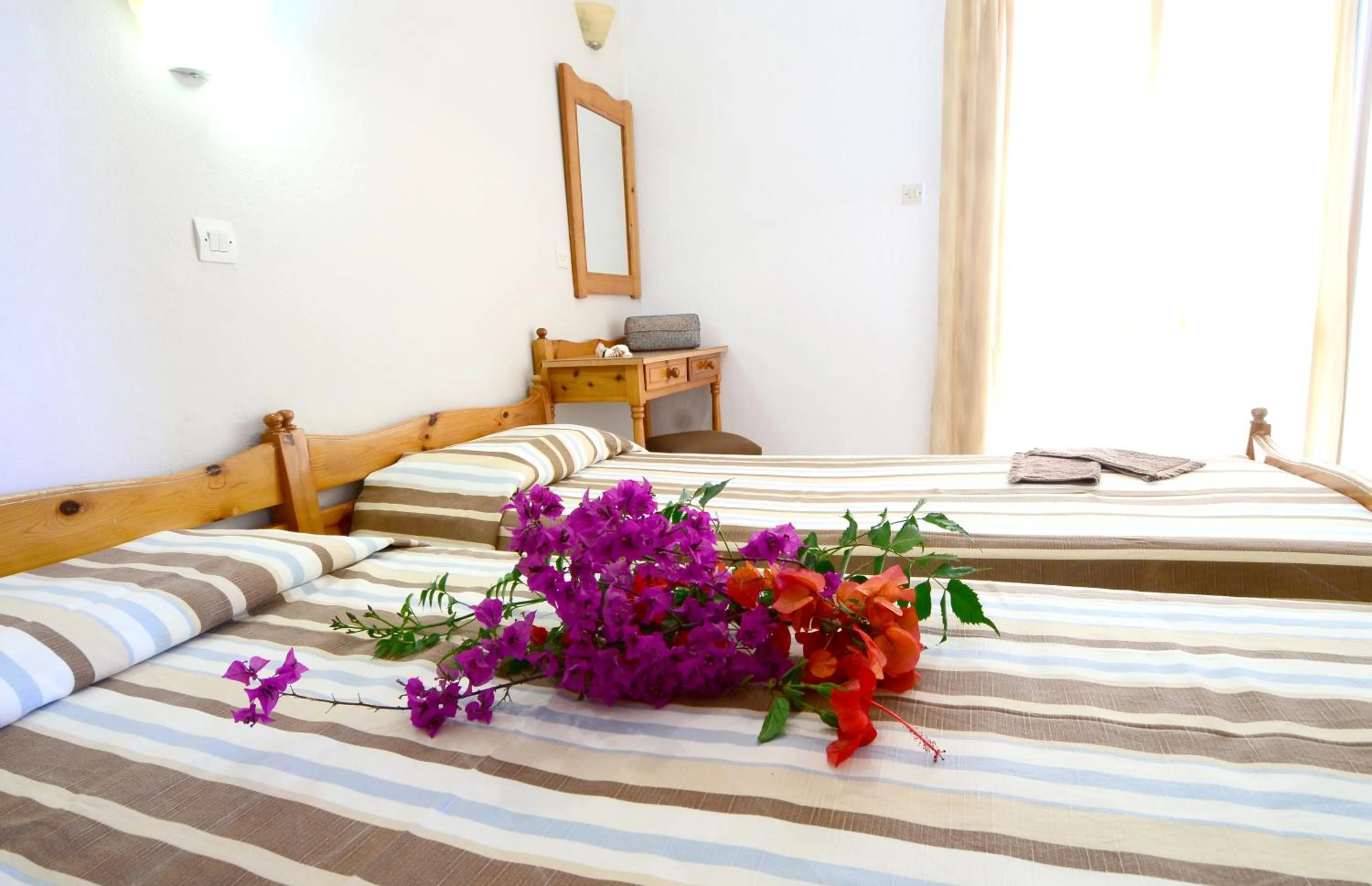 Bedroom, Bed in Golden Apartments