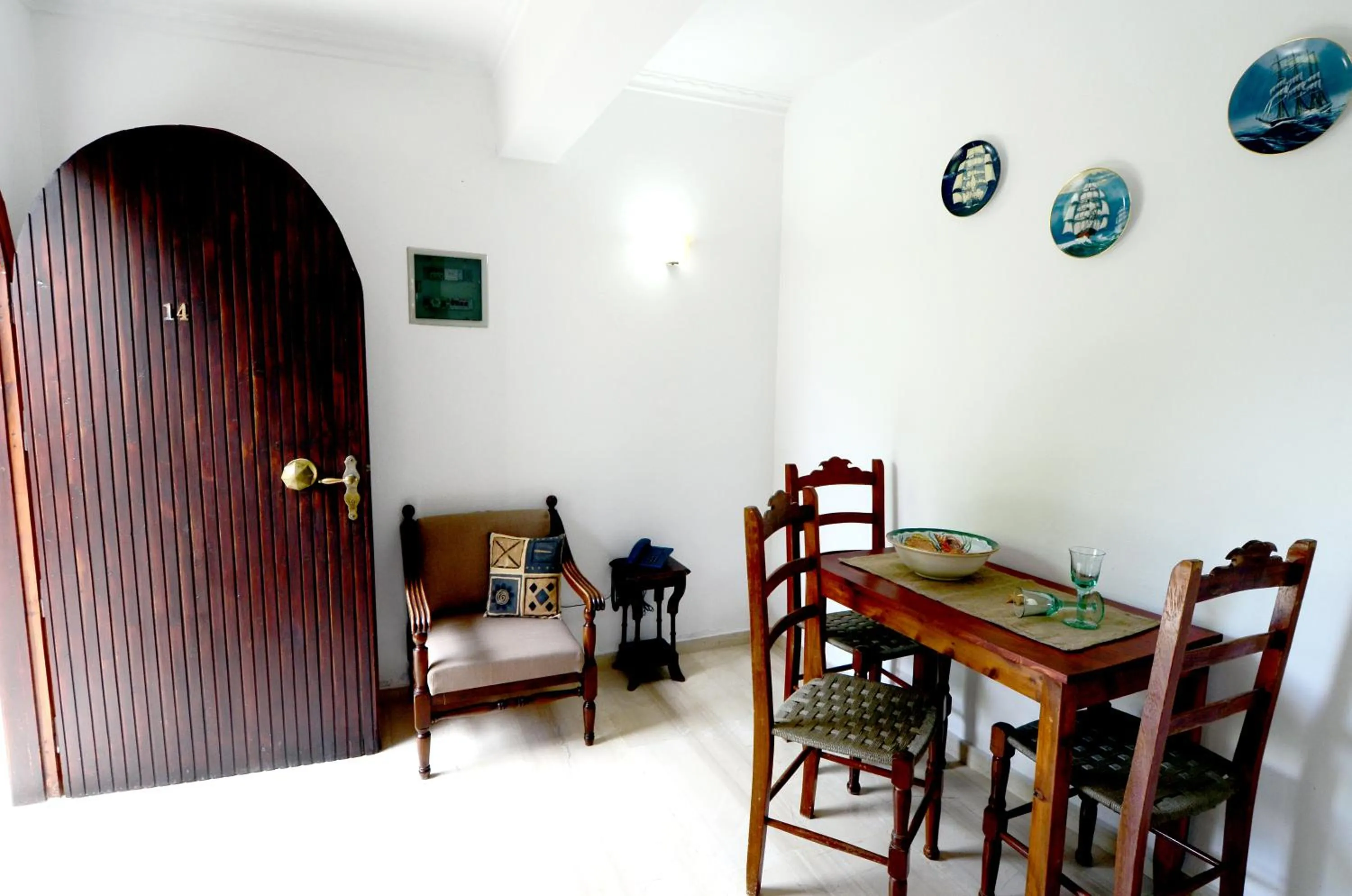 Dining area in Golden Apartments