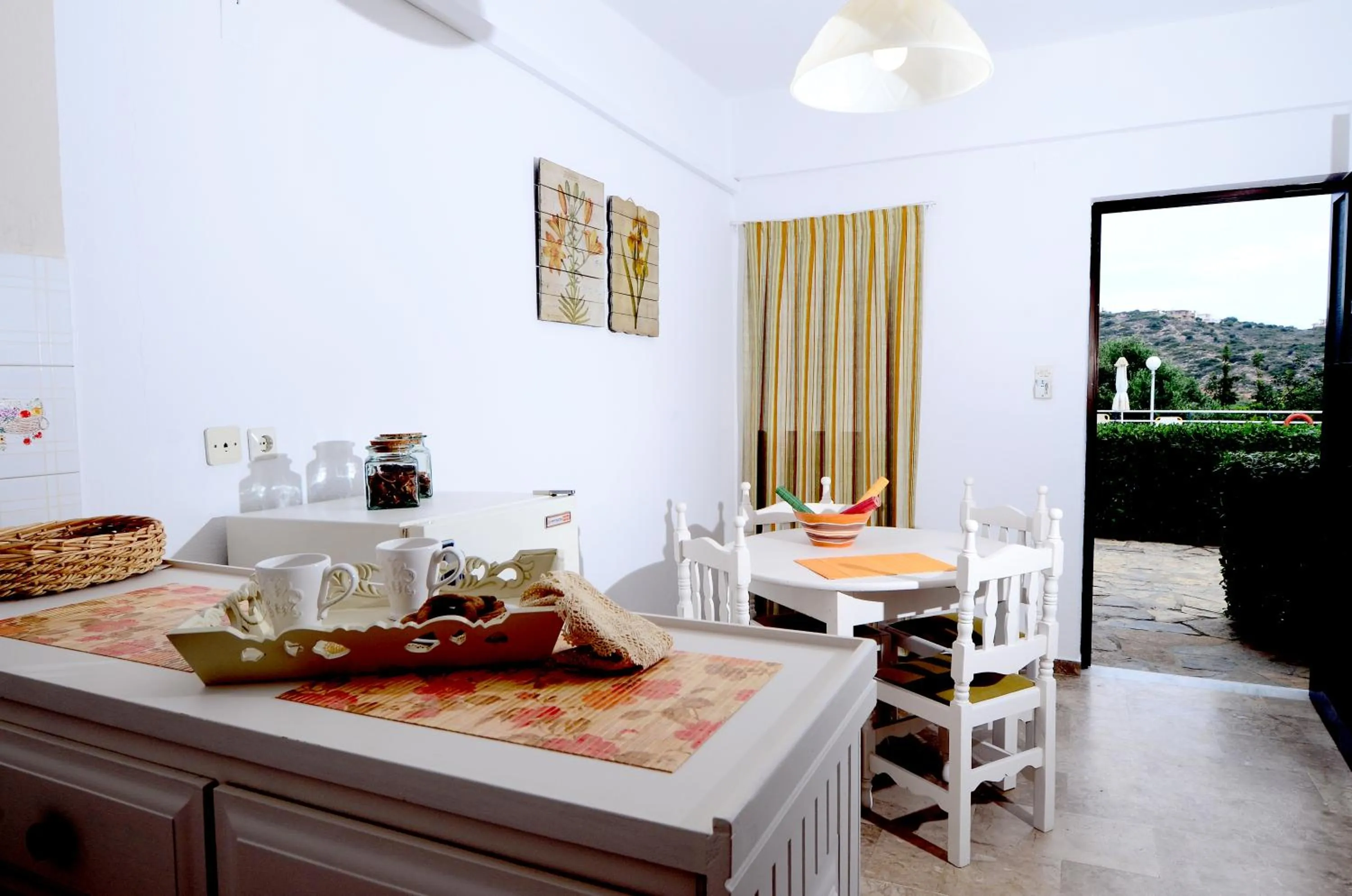 Seating area in Golden Apartments