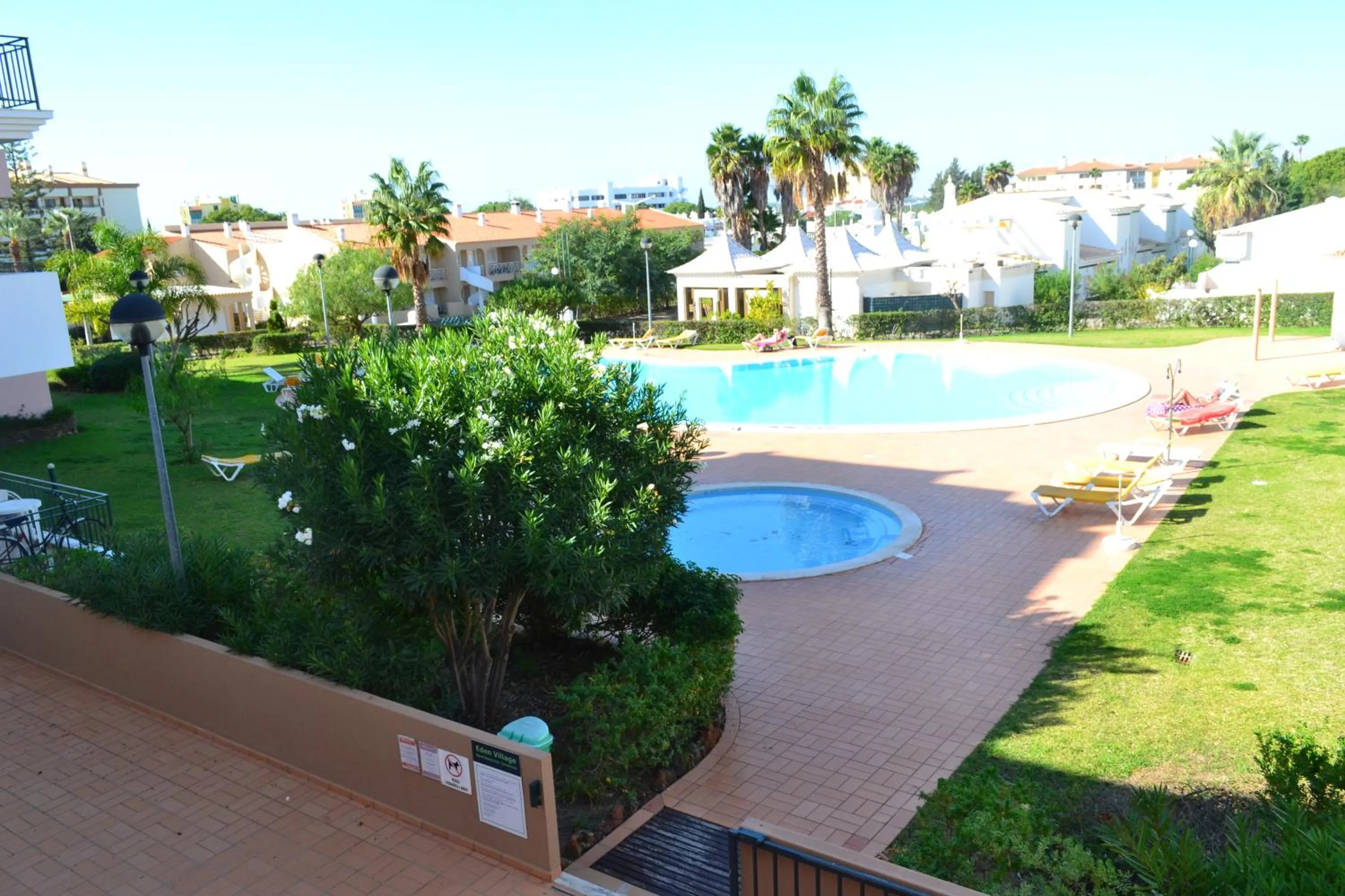 Pool view in Eden Vilage by Garvetur