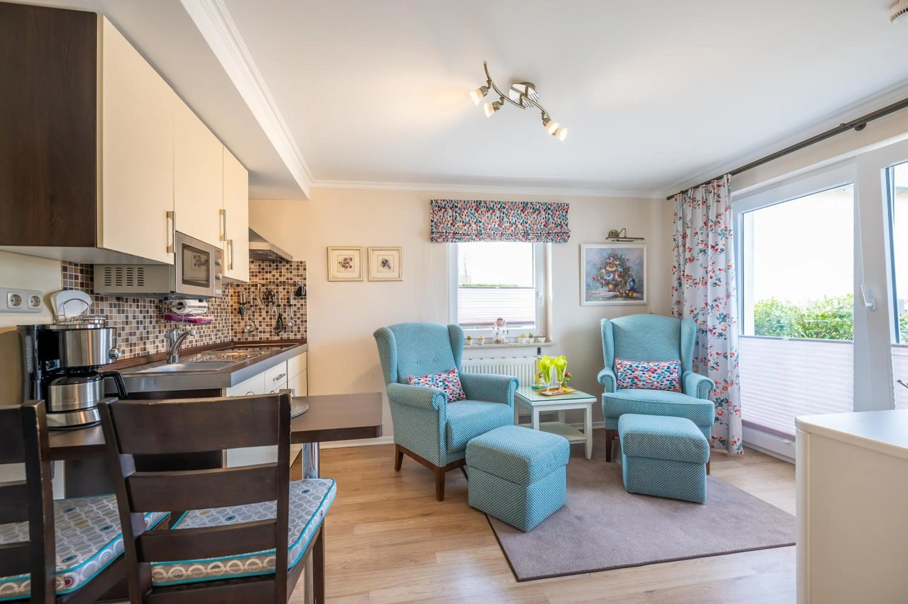 Kitchen or kitchenette in Appartement Am Park der Sinne & Am See