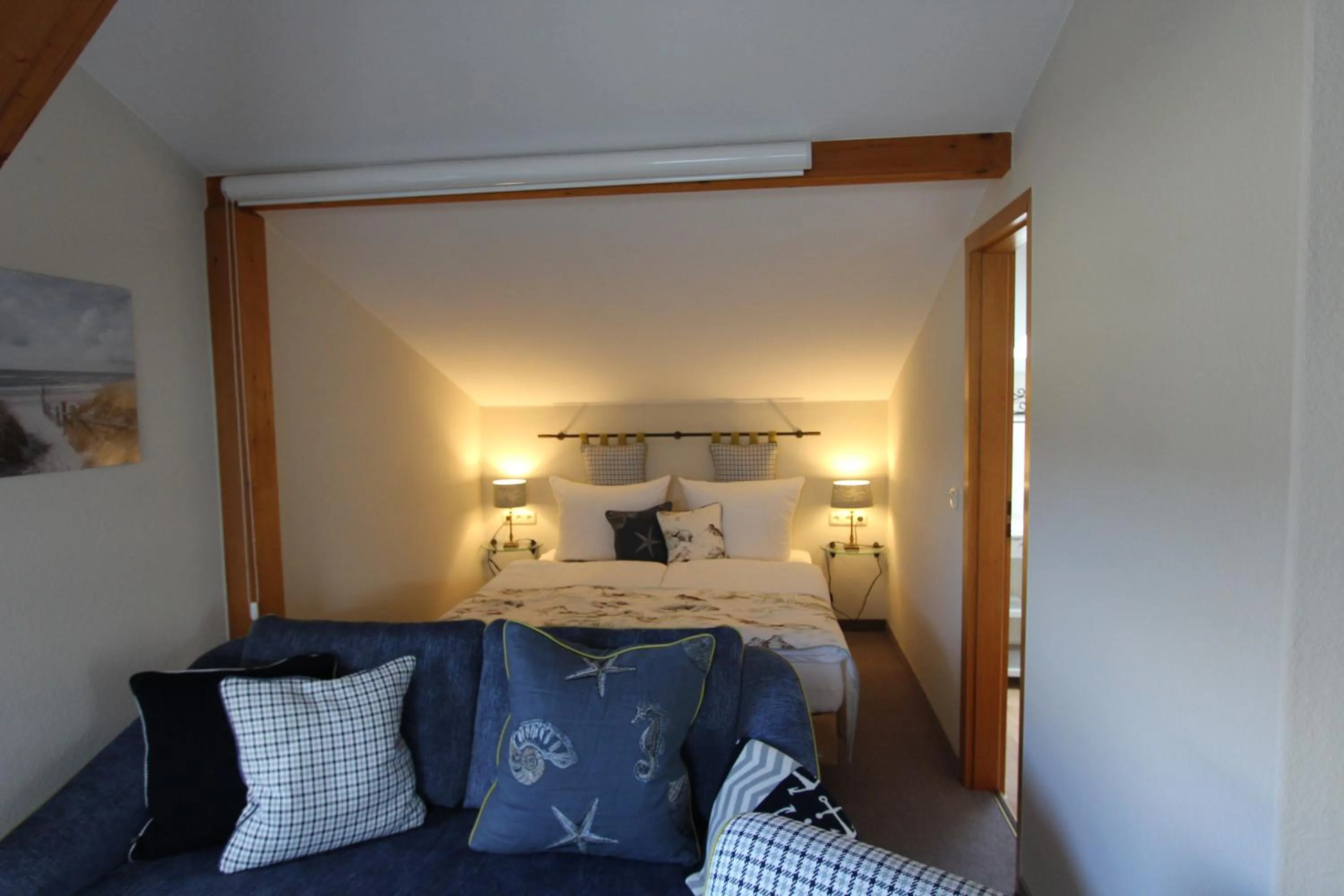 Living room, Bed in Appartement Am Park der Sinne & Am See