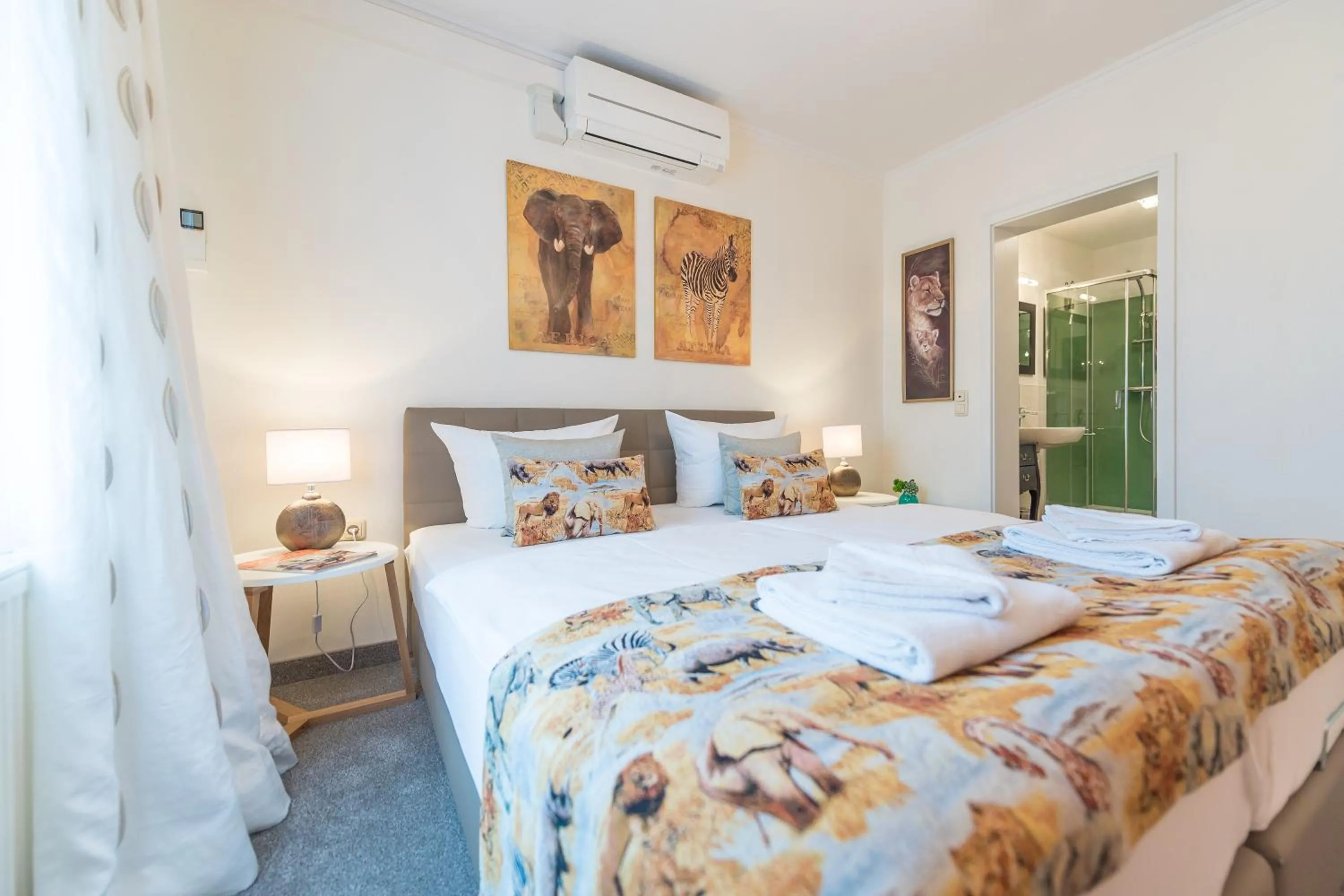 Bedroom, Bed in Appartement Am Park der Sinne & Am See