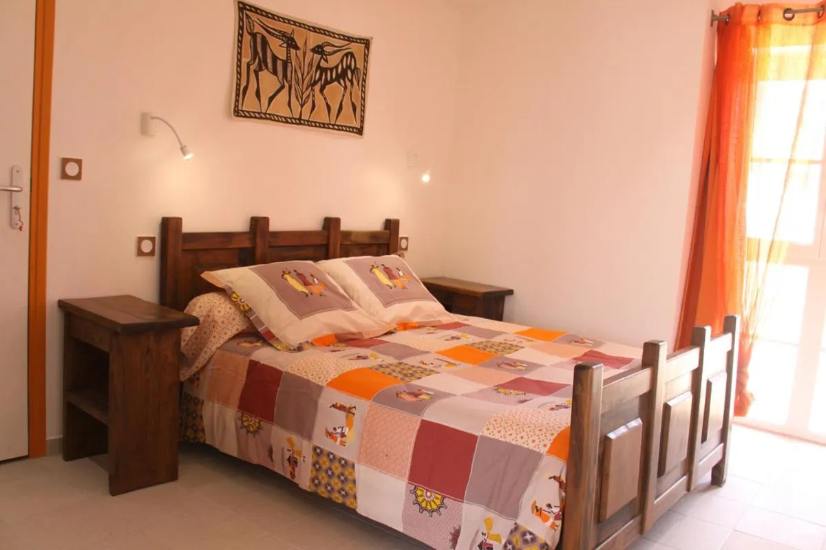 Bed in Chambres d'hôtes de la Fontaine