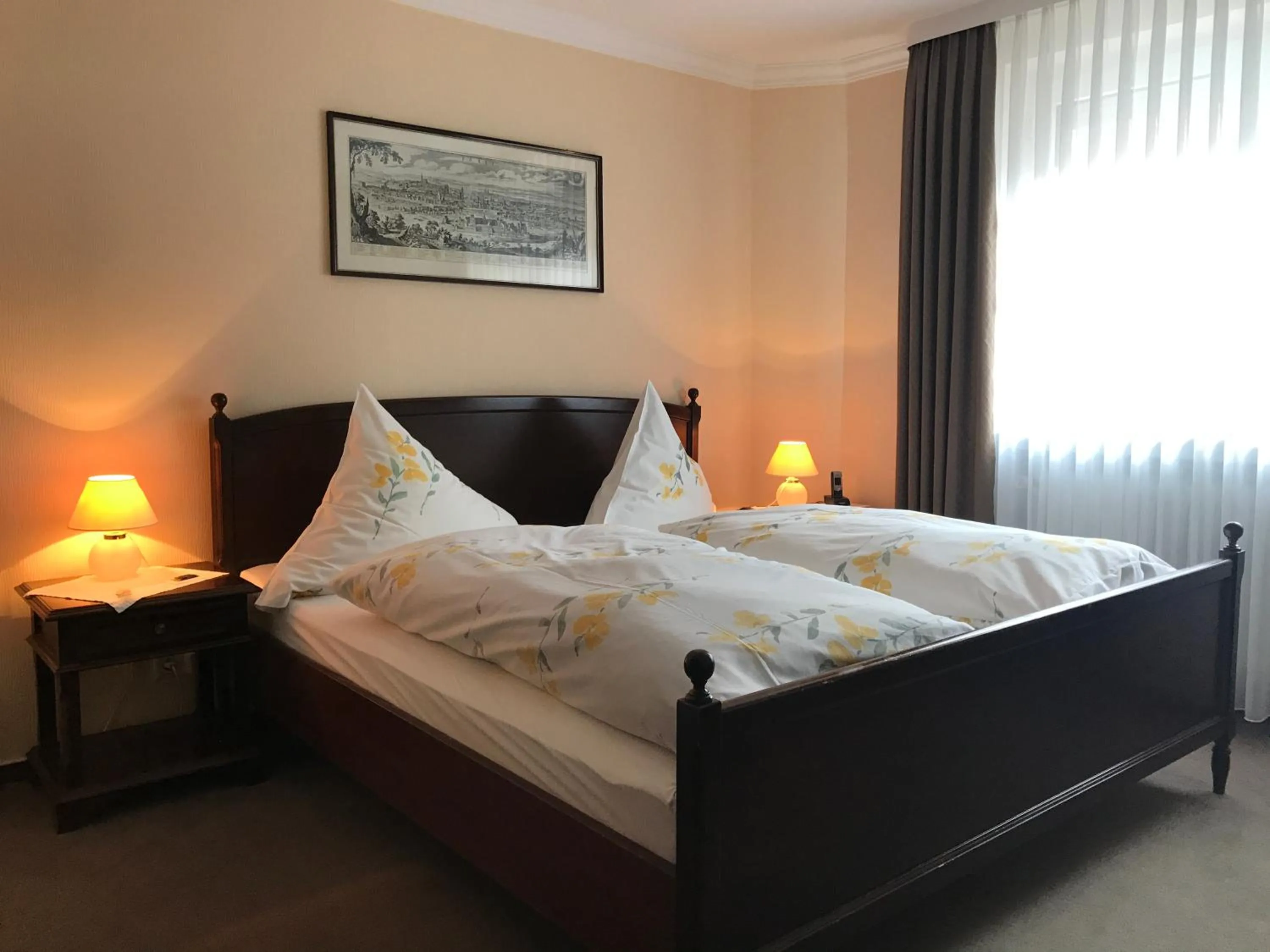 Bed in Hotel Mietz