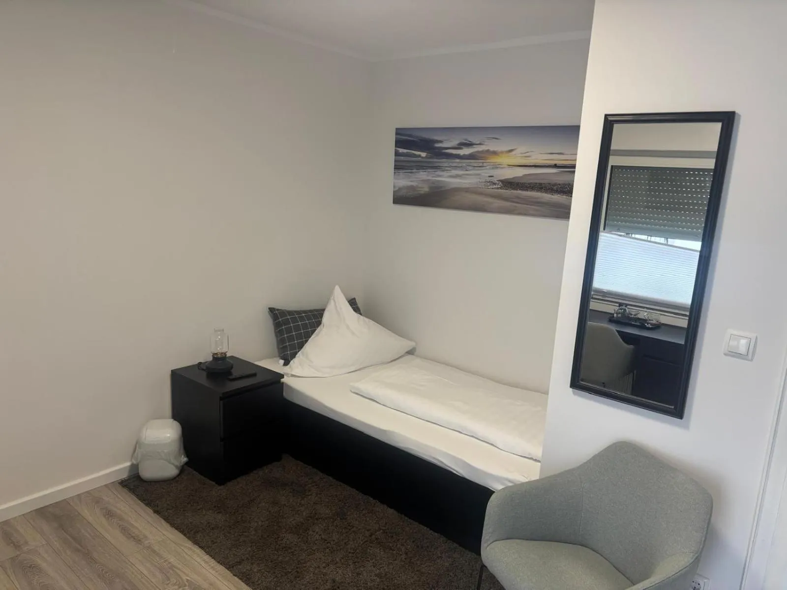 Bed in Hotel Mietz
