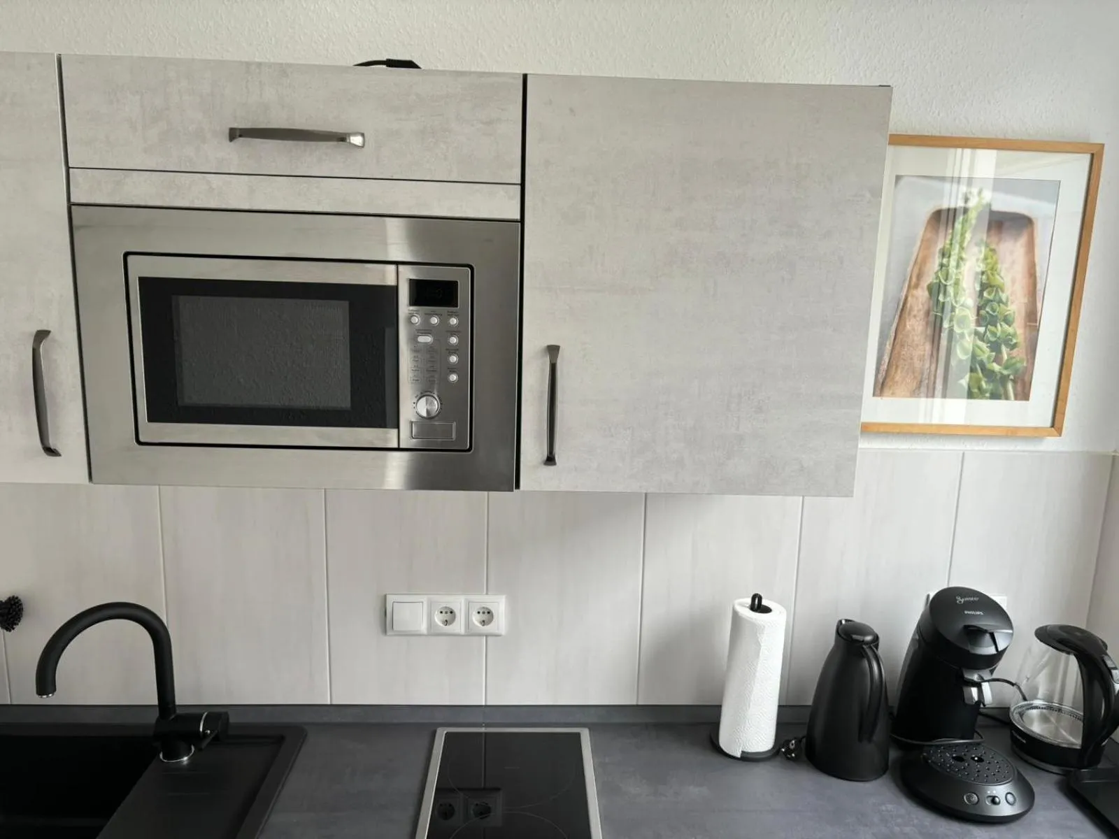 Kitchen or kitchenette in Hotel Mietz