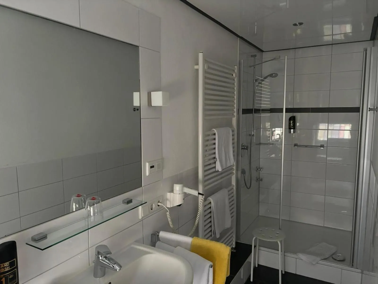 Shower in Hotel Mietz