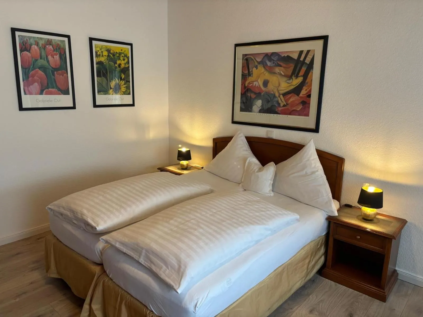 Bed in Hotel Mietz