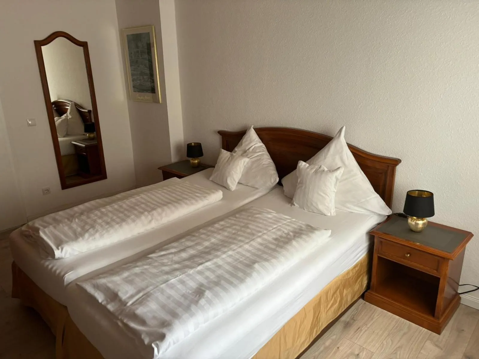 Bed in Hotel Mietz